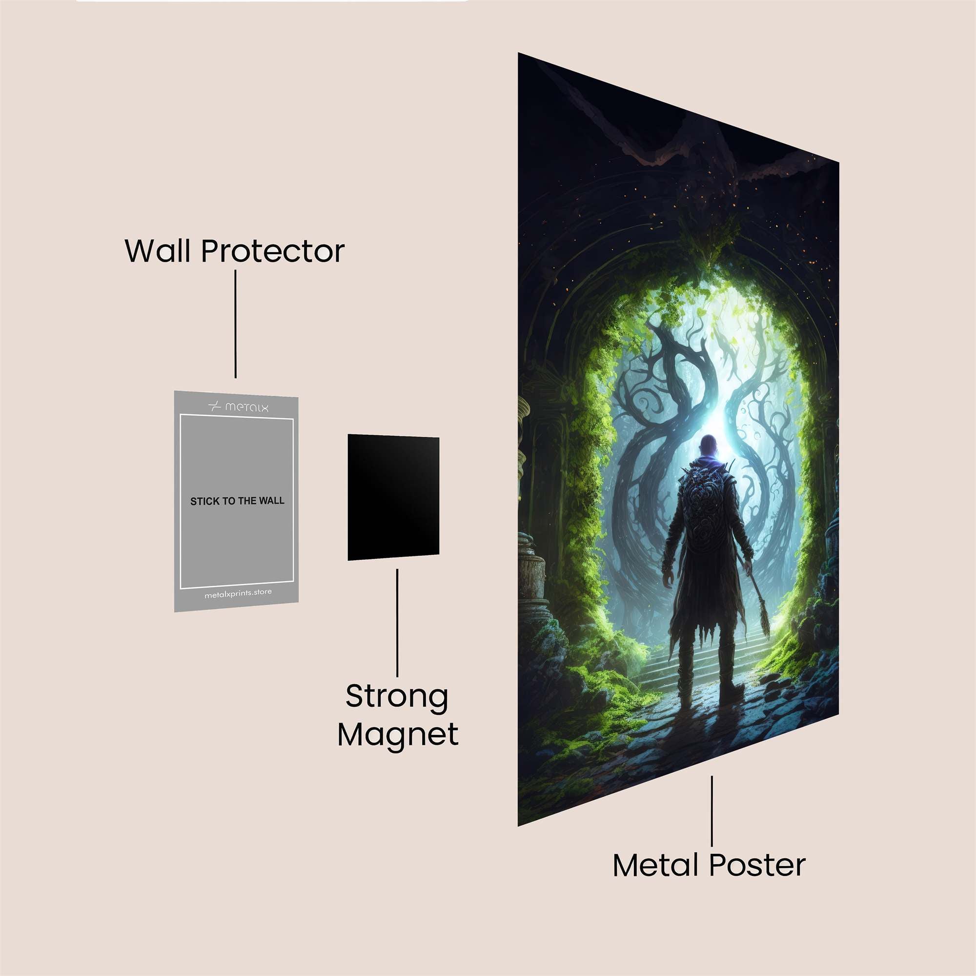 Portal Enigma Safe Wall Magnetic / M