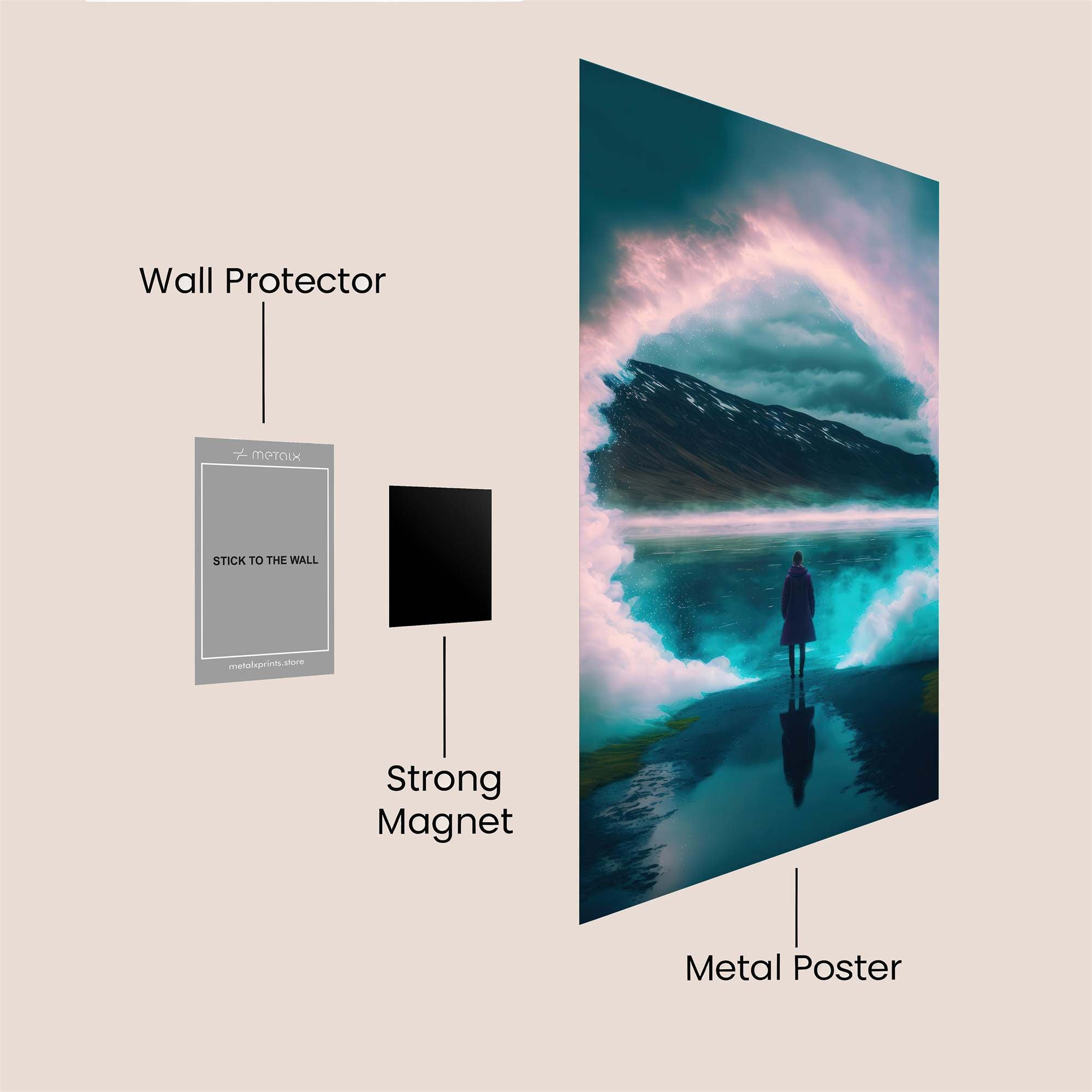 Portal Serenity Safe Wall Magnetic / M