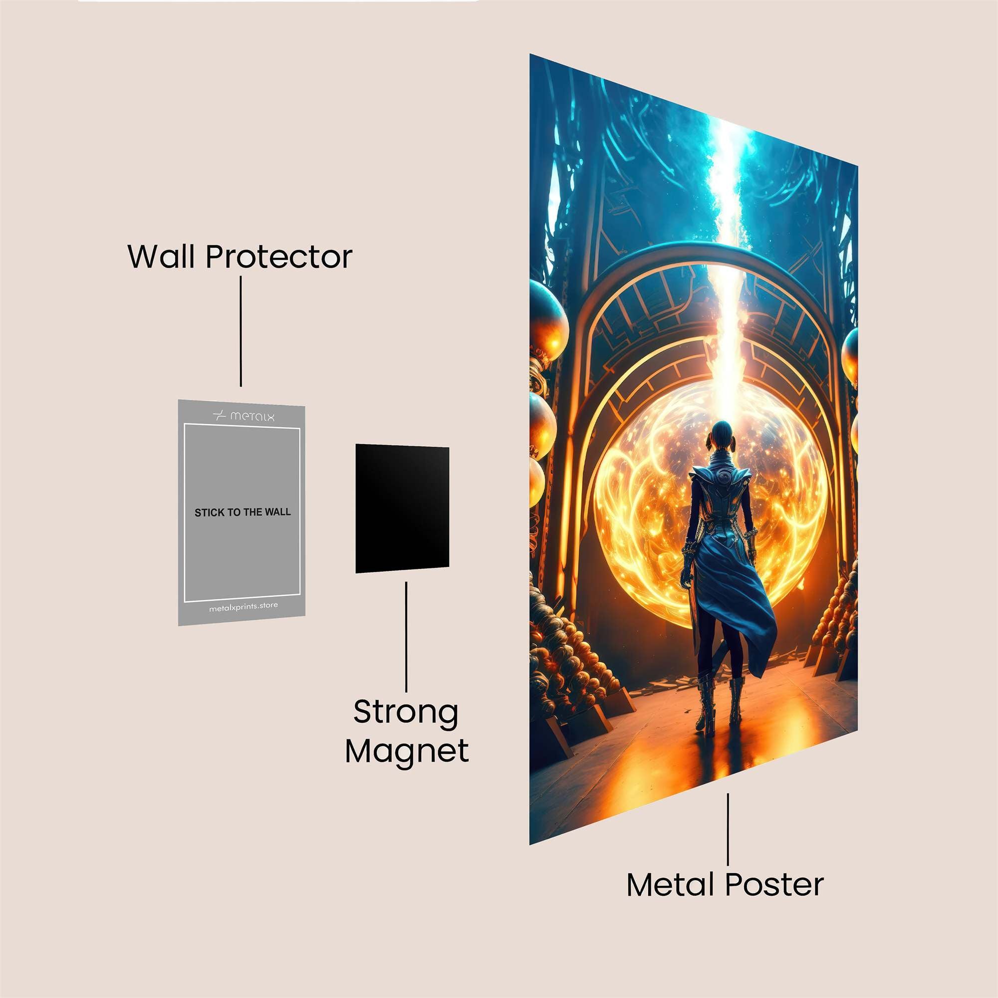 Portal Ascension Safe Wall Magnetic / M
