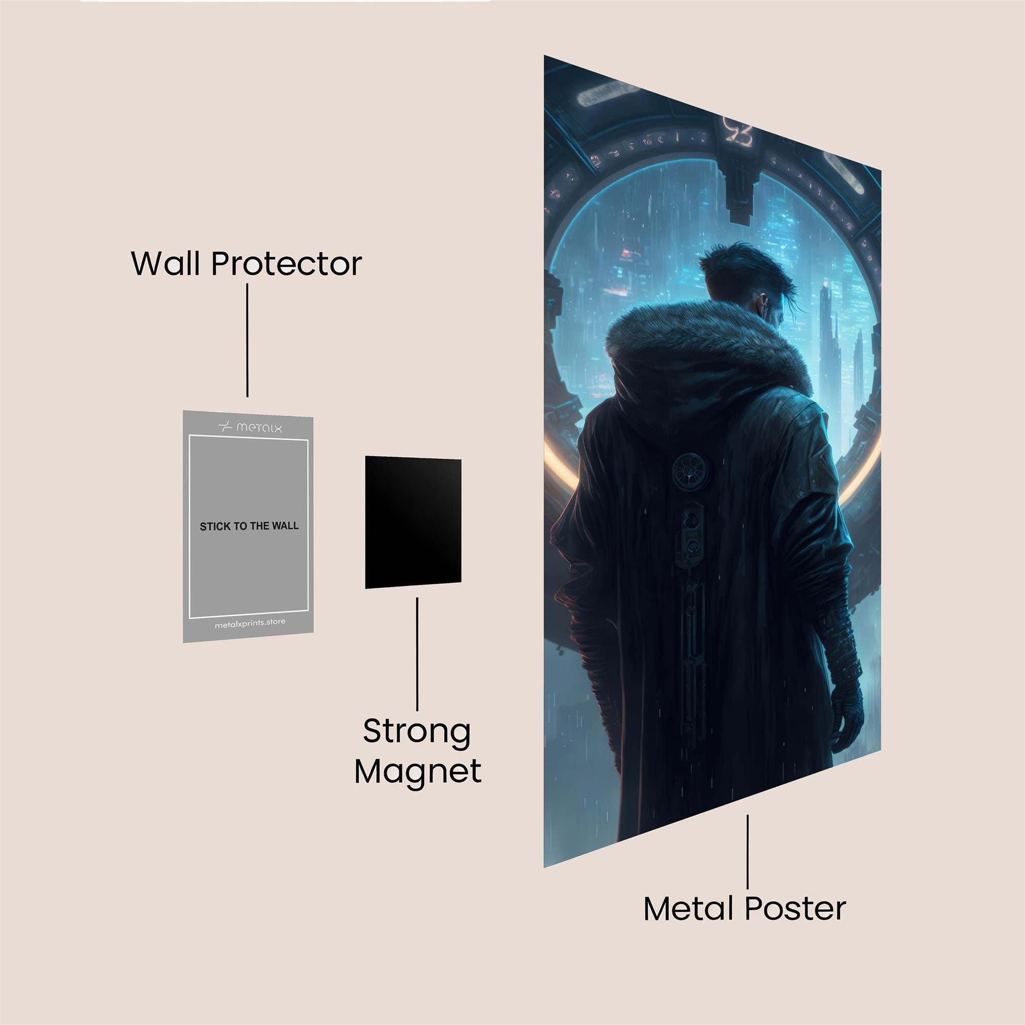 Portal Enigma Safe Wall Magnetic / M