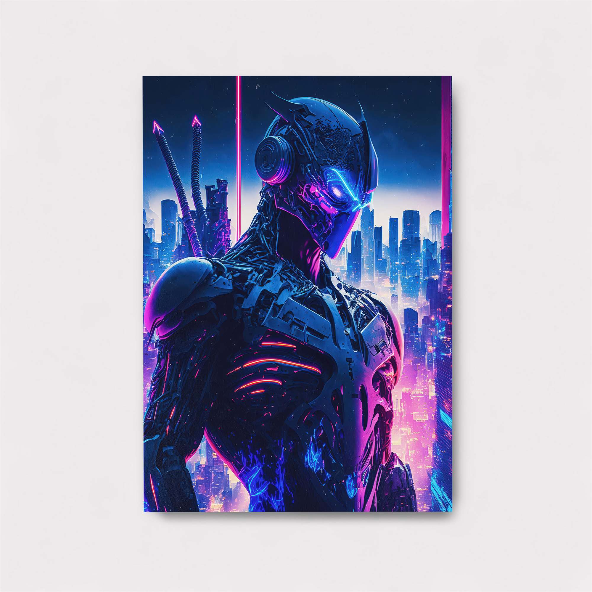 Neon Sentinel Safe Wall Magnetic / M