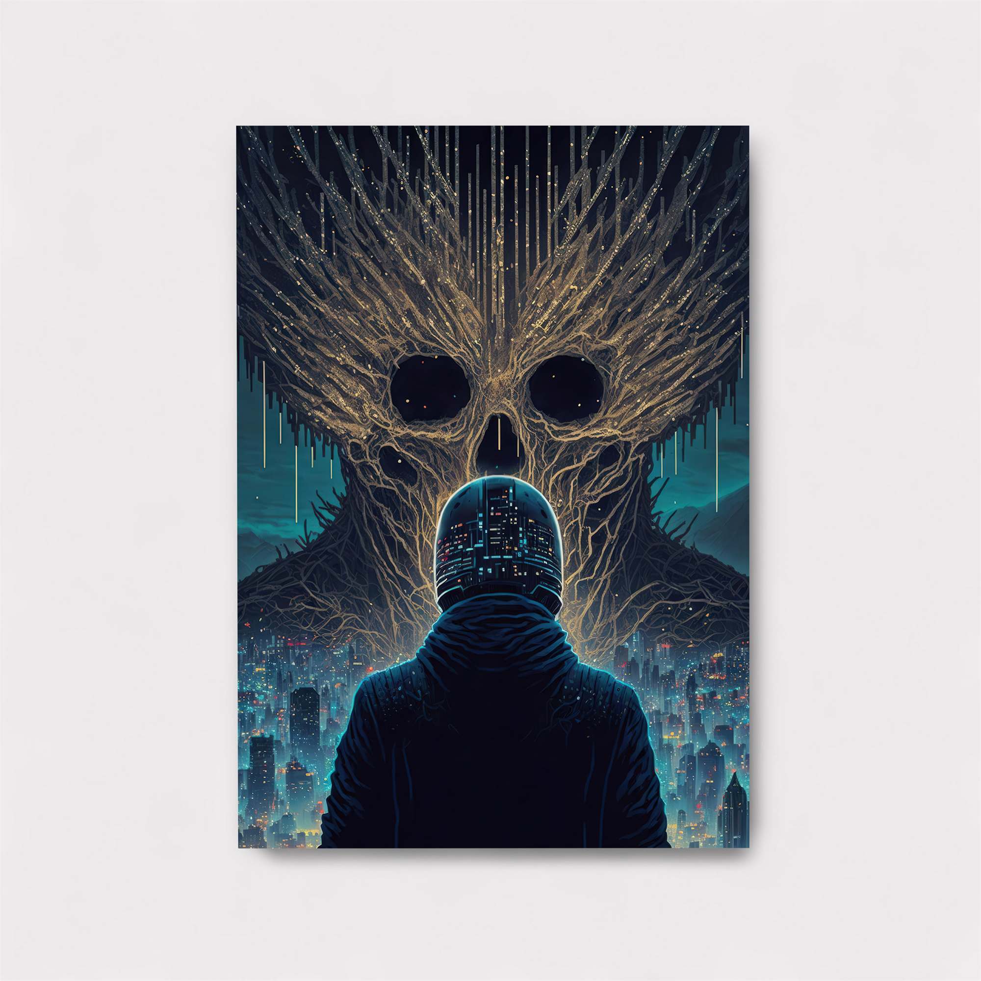 Skull Sentinel Safe Wall Magnetic / M