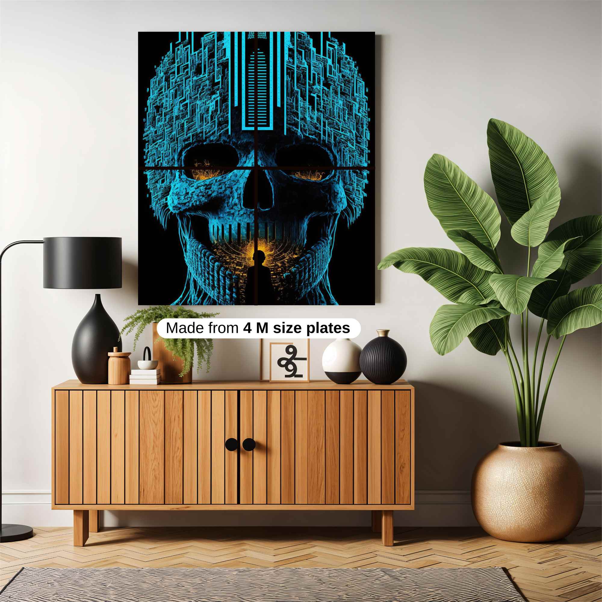 Skull Odyssey Safe Wall Magnetic / M