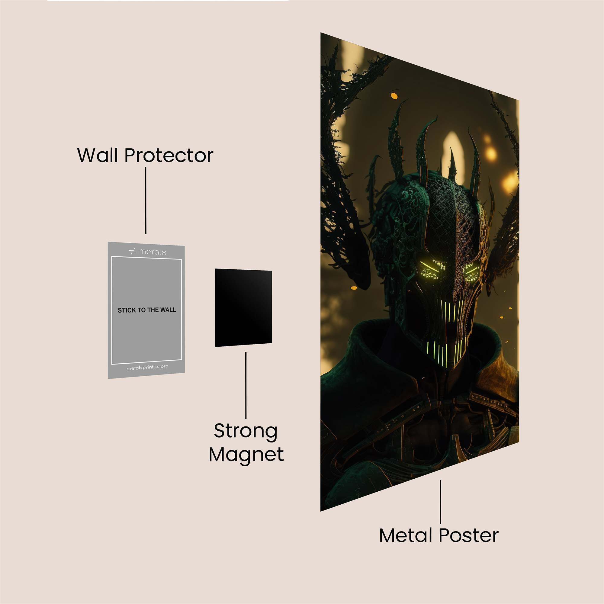 Necrotic Sovereign Safe Wall Magnetic / M