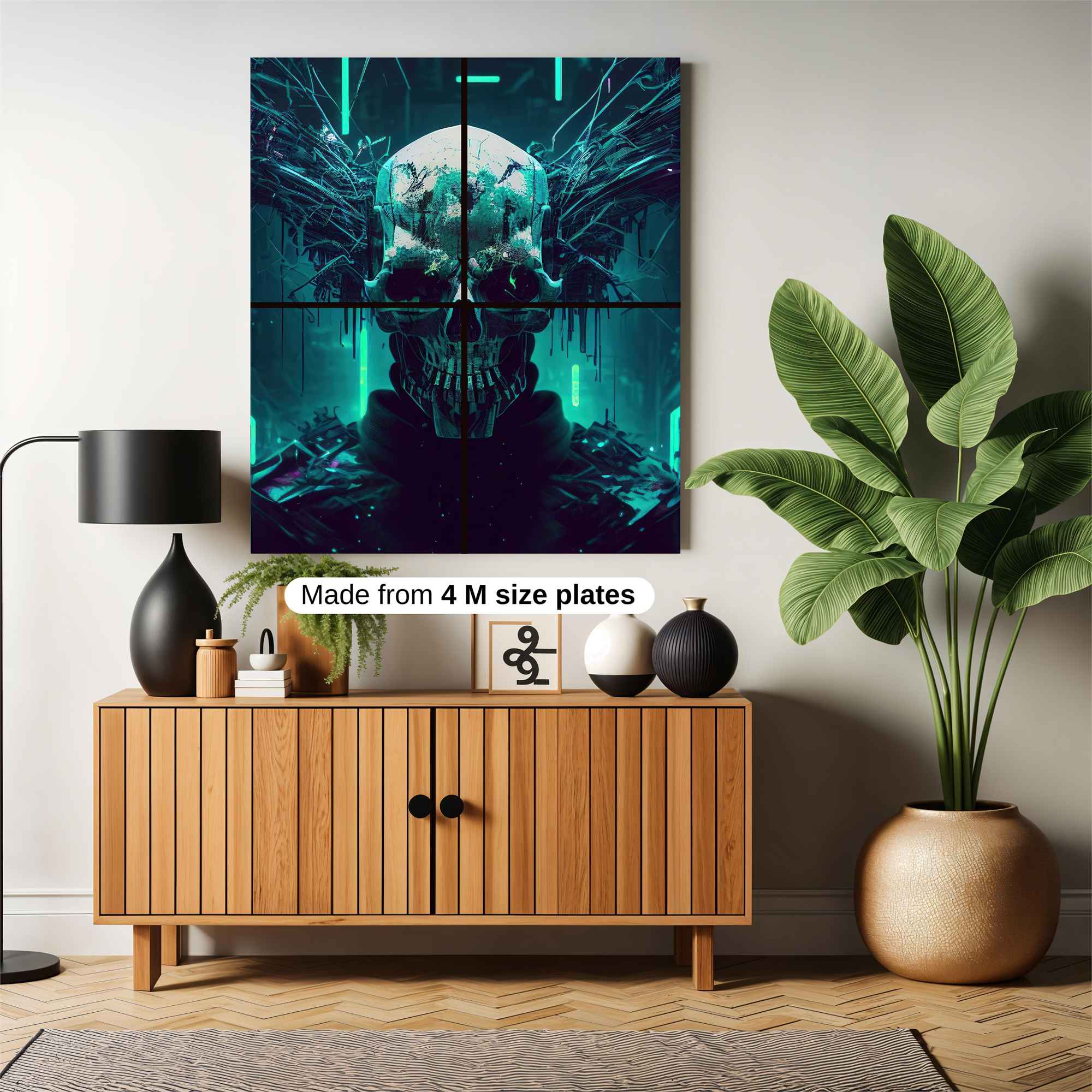 Skull Whisper Safe Wall Magnetic / M