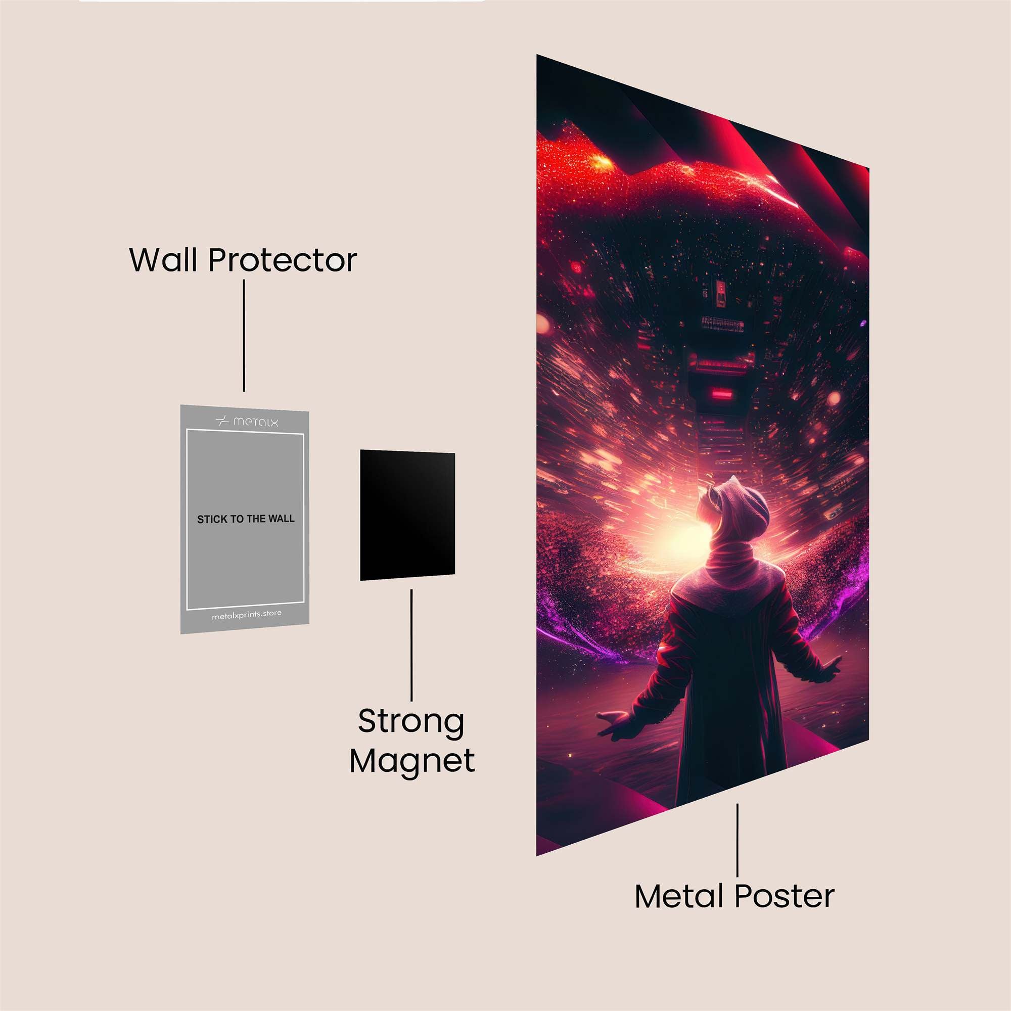 Cosmic Wonder Safe Wall Magnetic / M