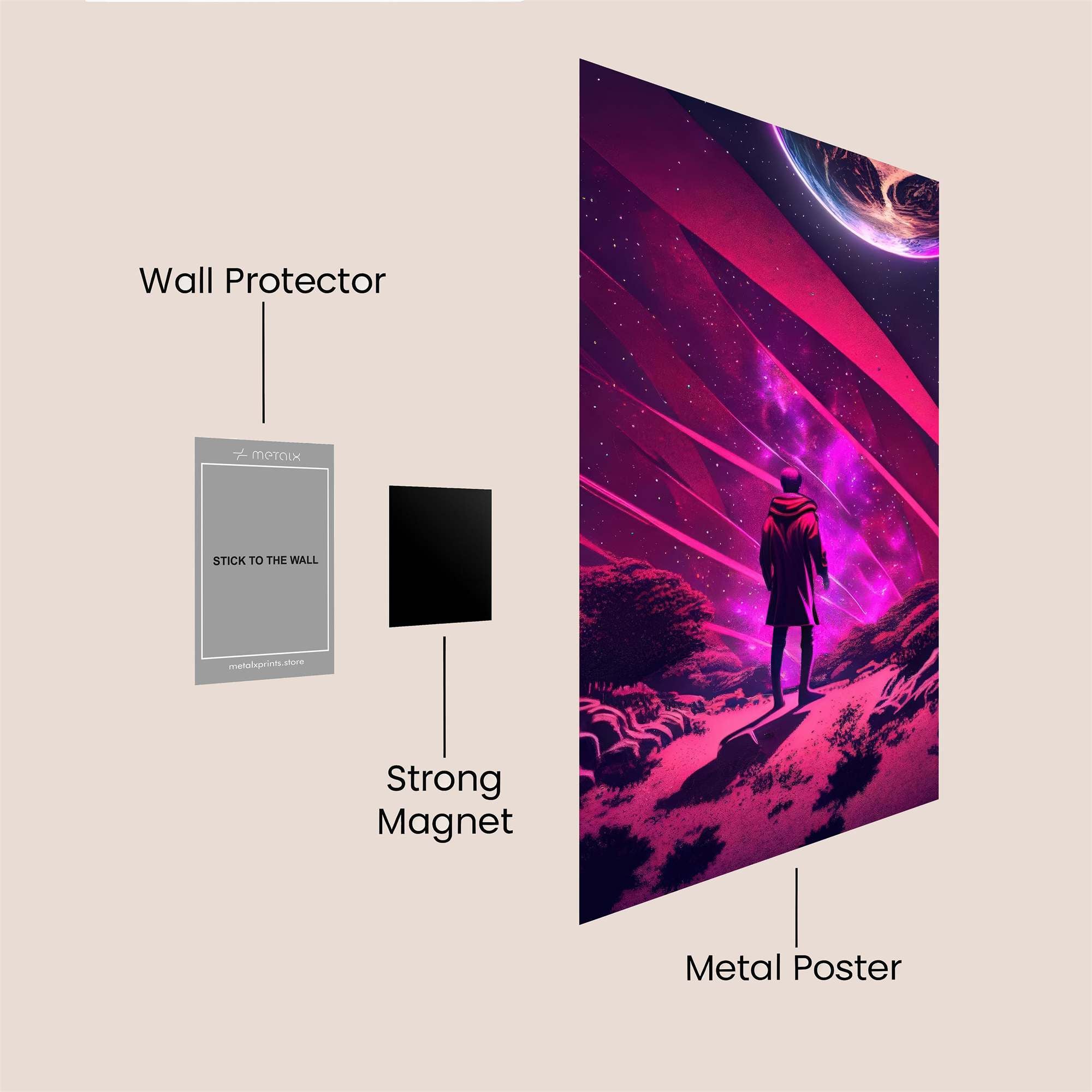 Cosmic Solitude Safe Wall Magnetic / M