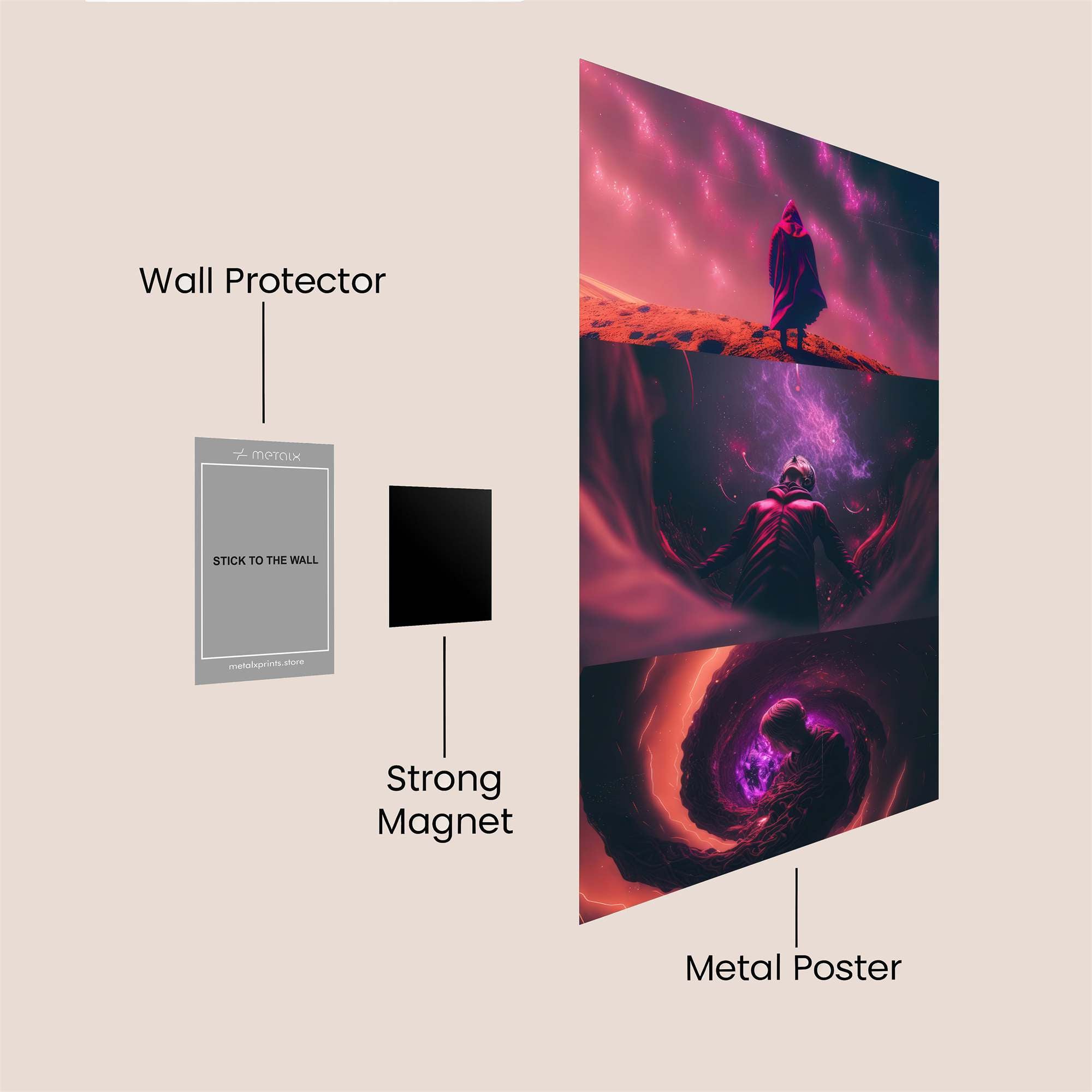 Cosmic Odyssey Safe Wall Magnetic / M