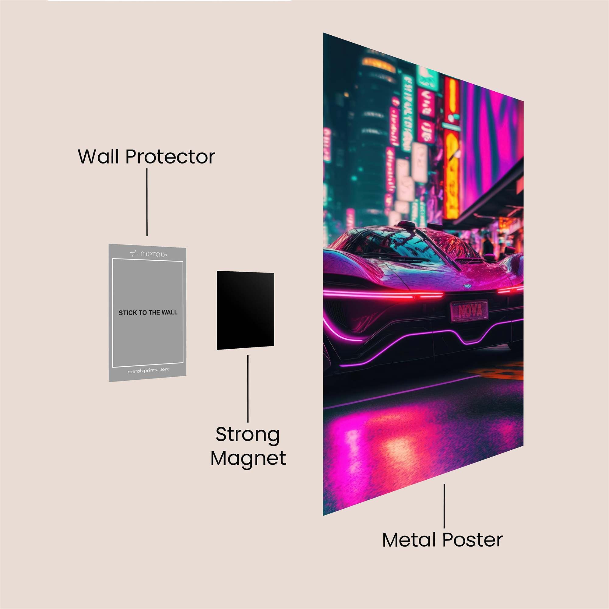 Polestar Pulse Safe Wall Magnetic / M