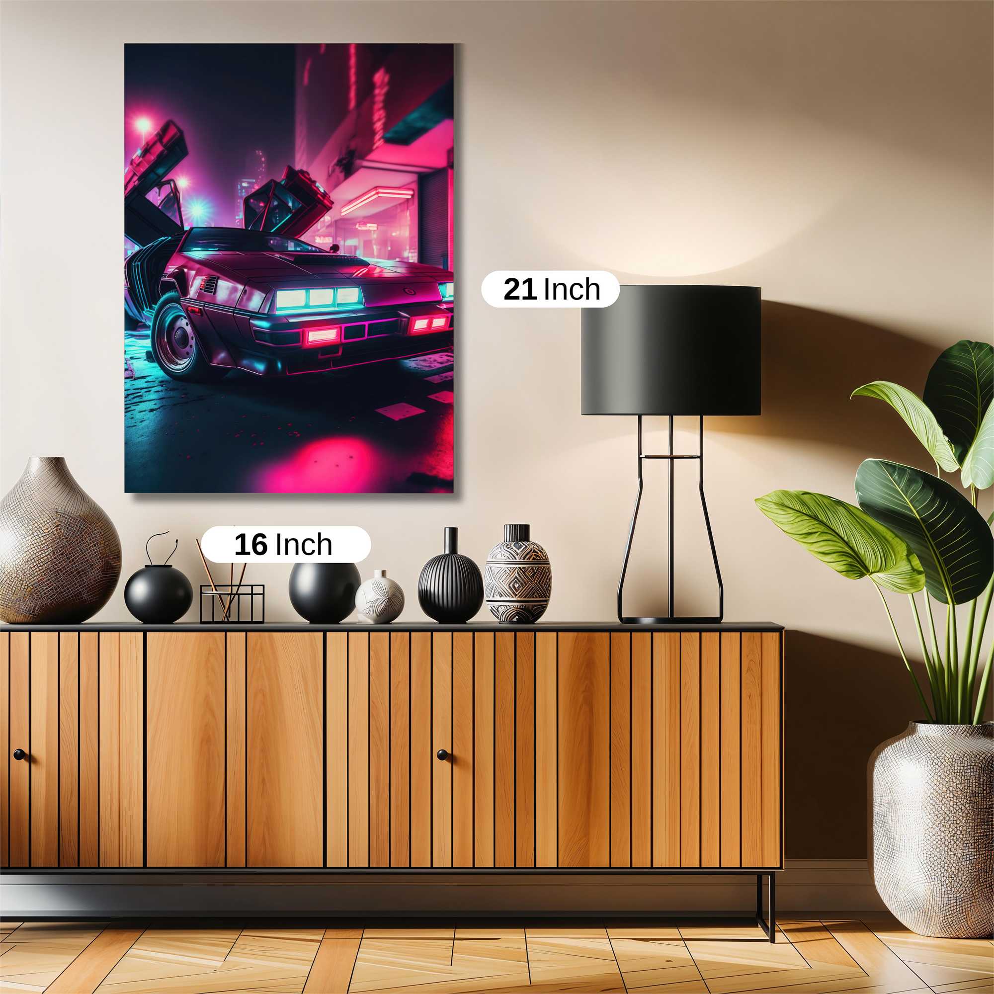 Delorean Dusk Safe Wall Magnetic / M