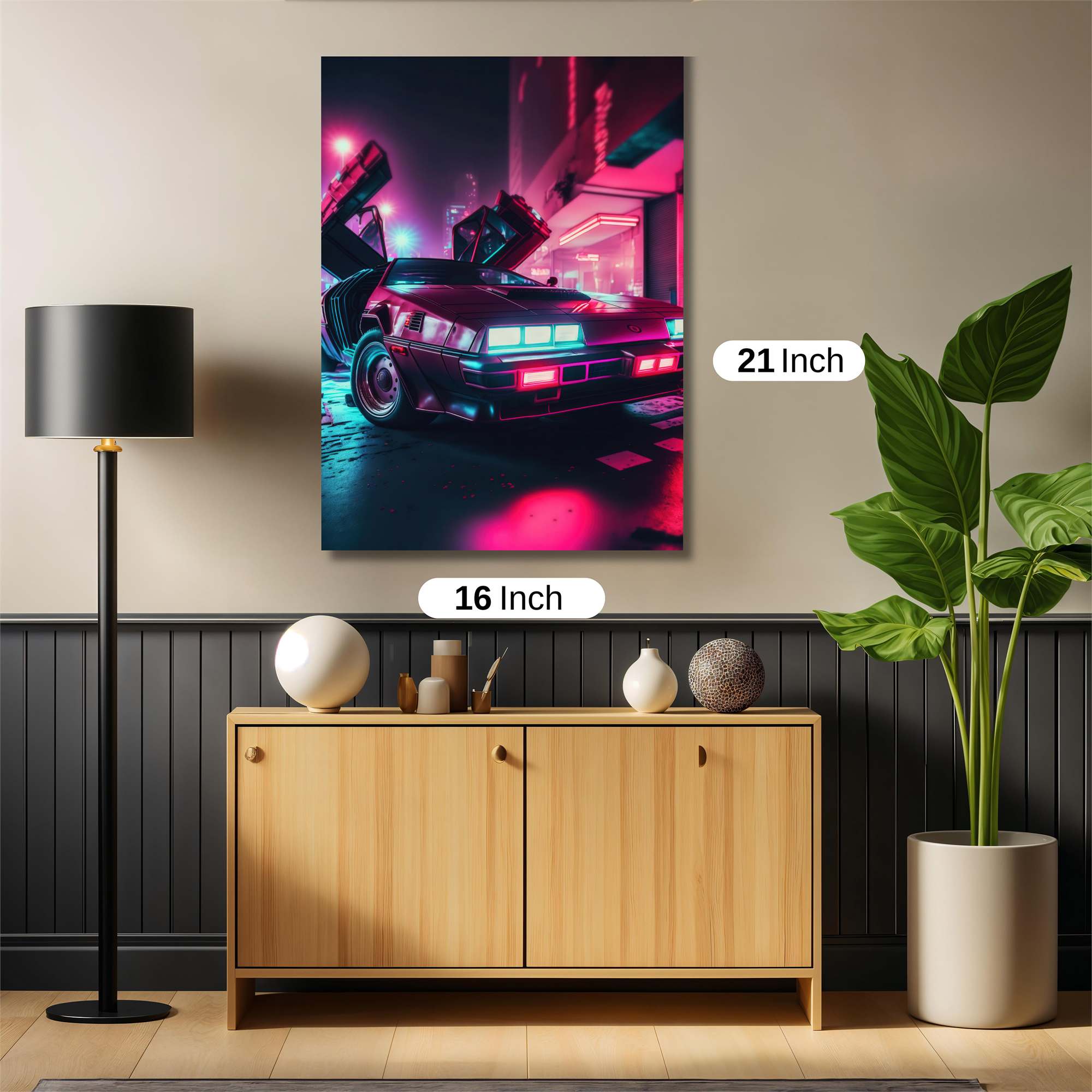 Delorean Dusk Safe Wall Magnetic / M