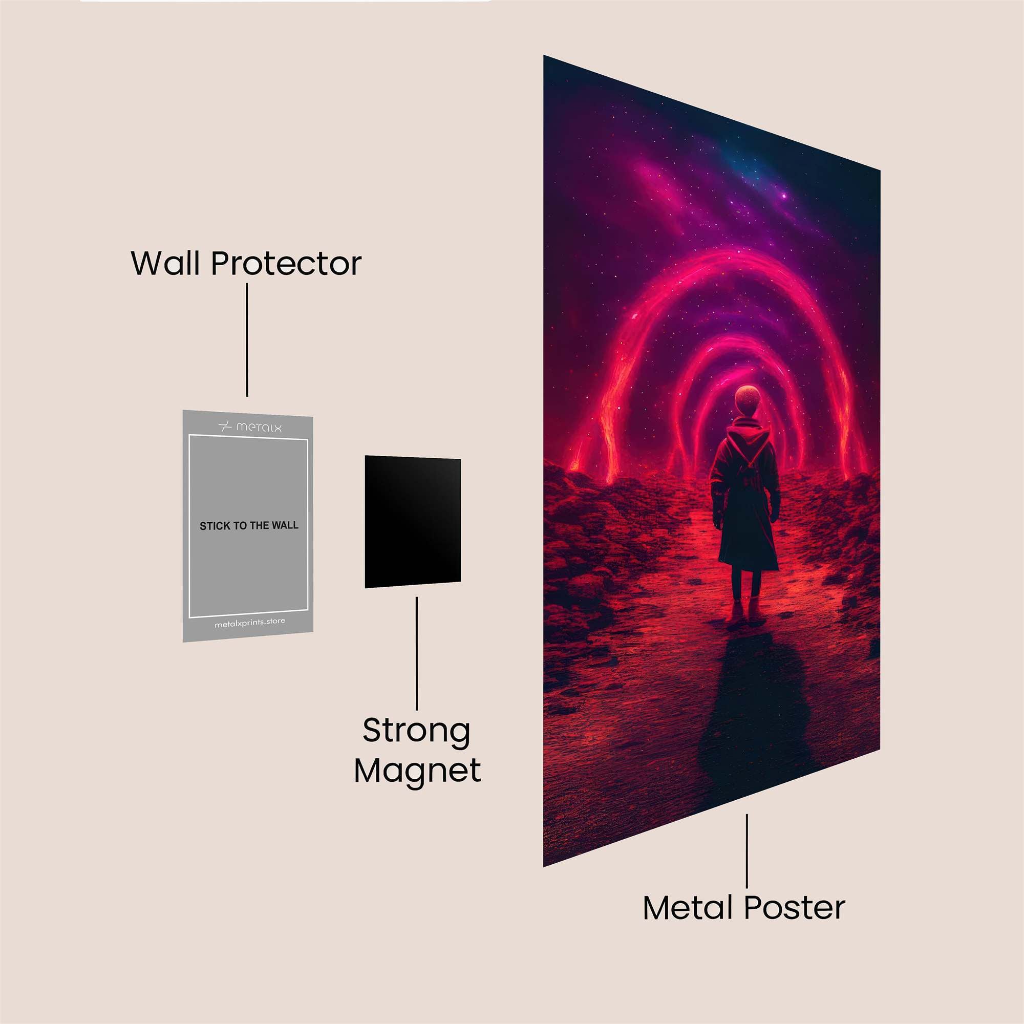 Portal Enigma Safe Wall Magnetic / M