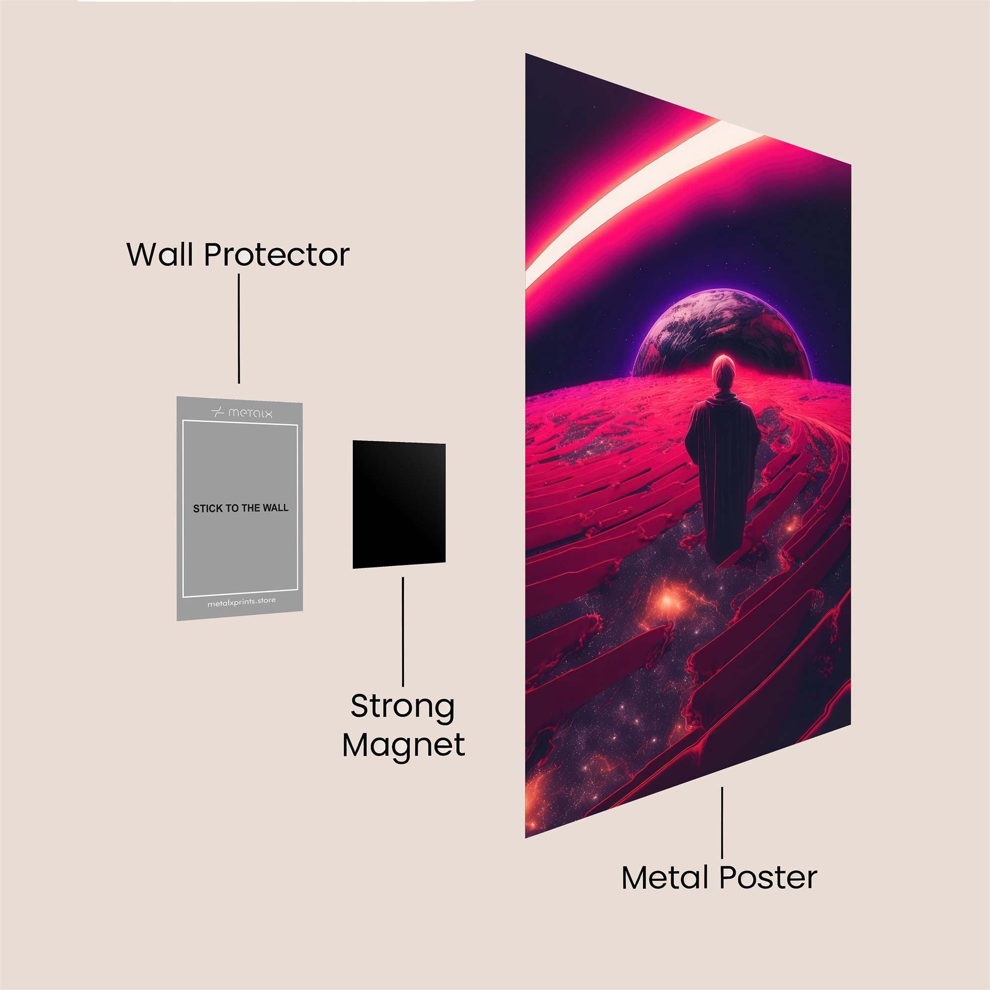 Cosmic Solitude Safe Wall Magnetic / M
