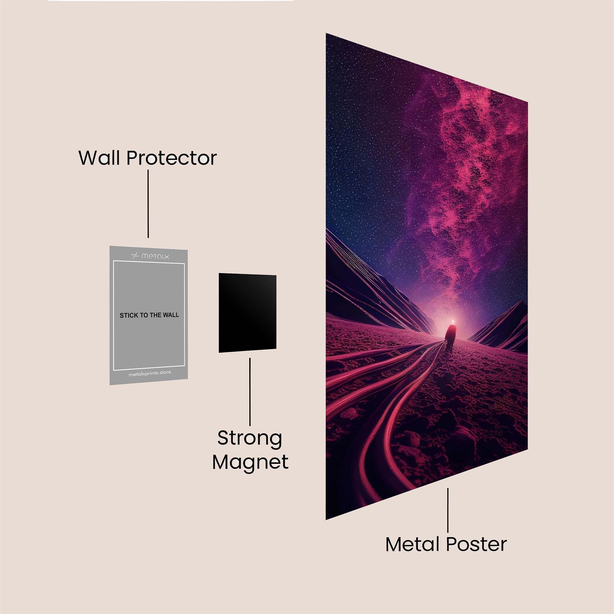 Cosmic Solitude Safe Wall Magnetic / M