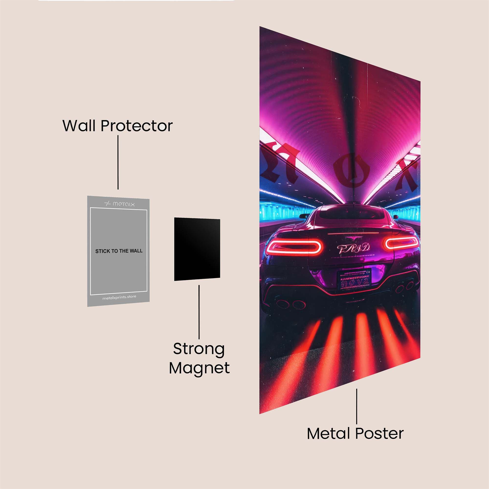 Ford Frenzy Safe Wall Magnetic / M
