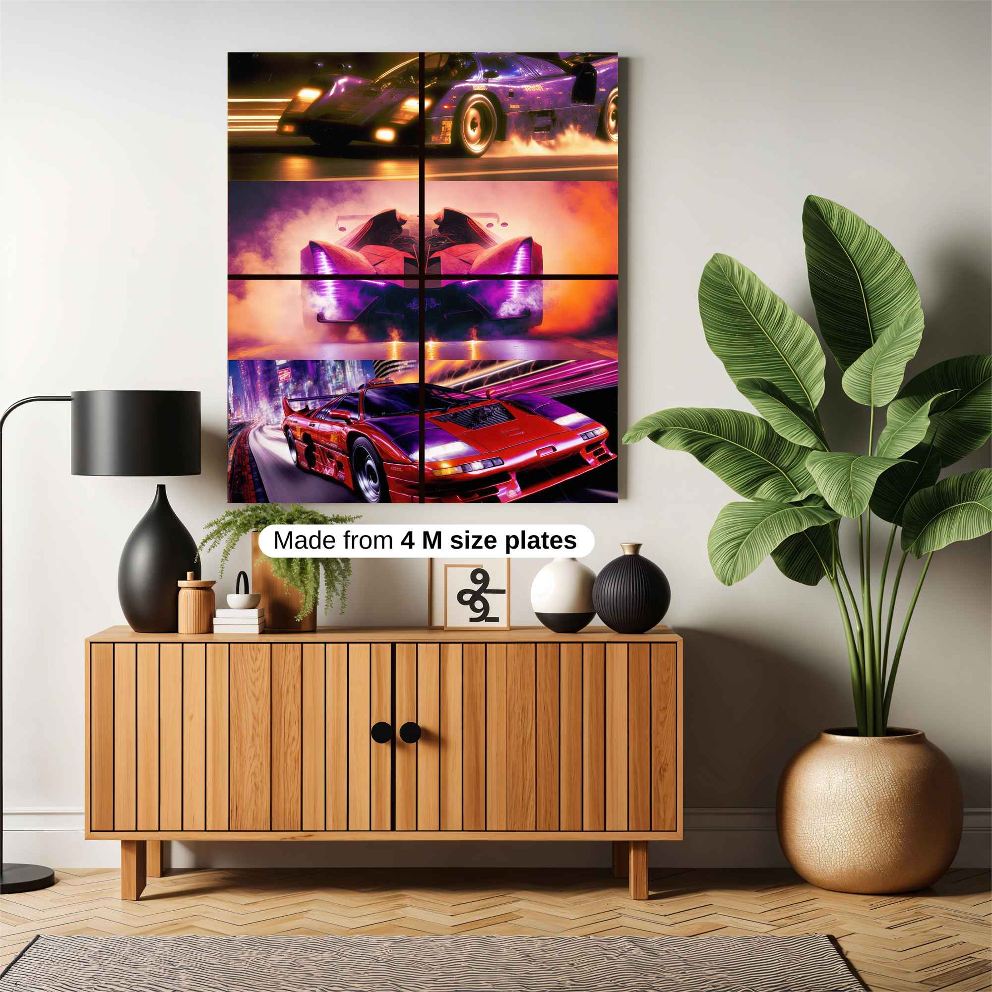 Cyberpunk Velocity Safe Wall Magnetic / M