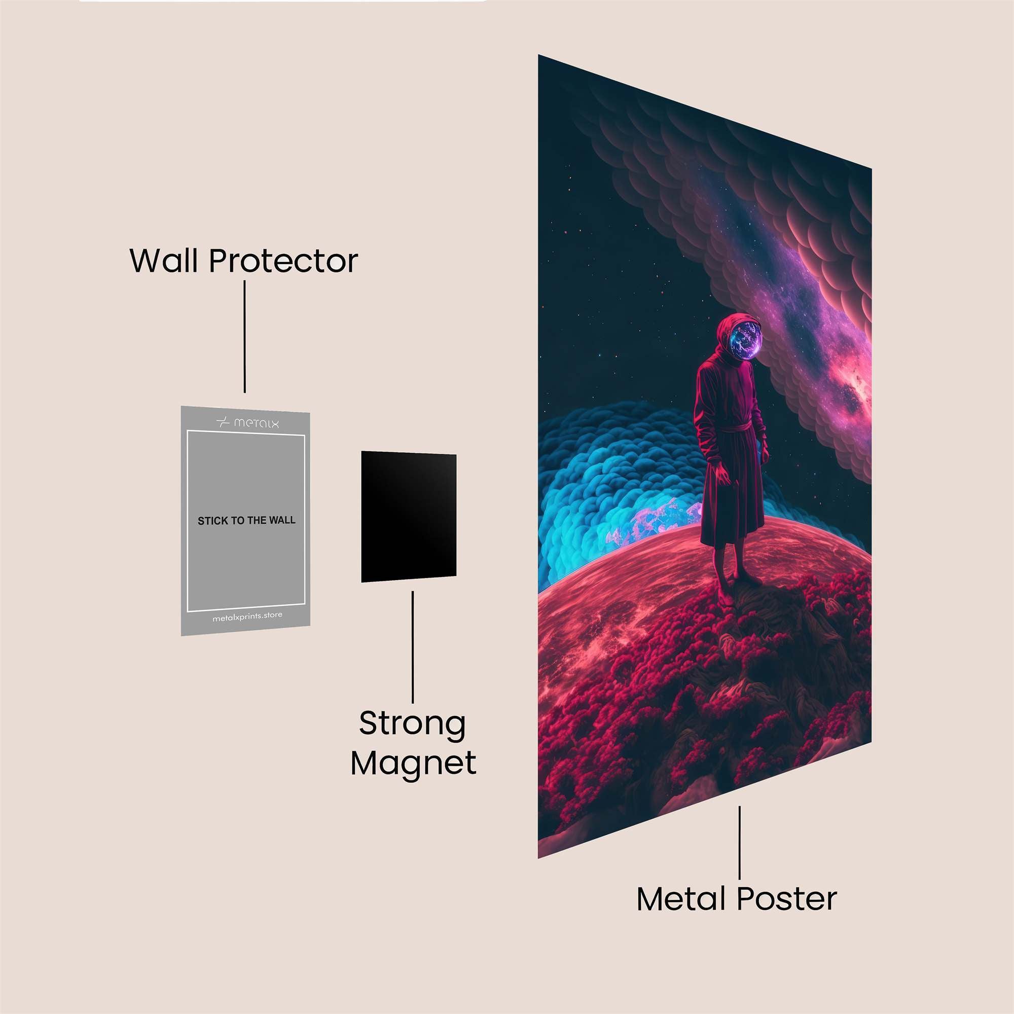 Cosmic Solitude Safe Wall Magnetic / M