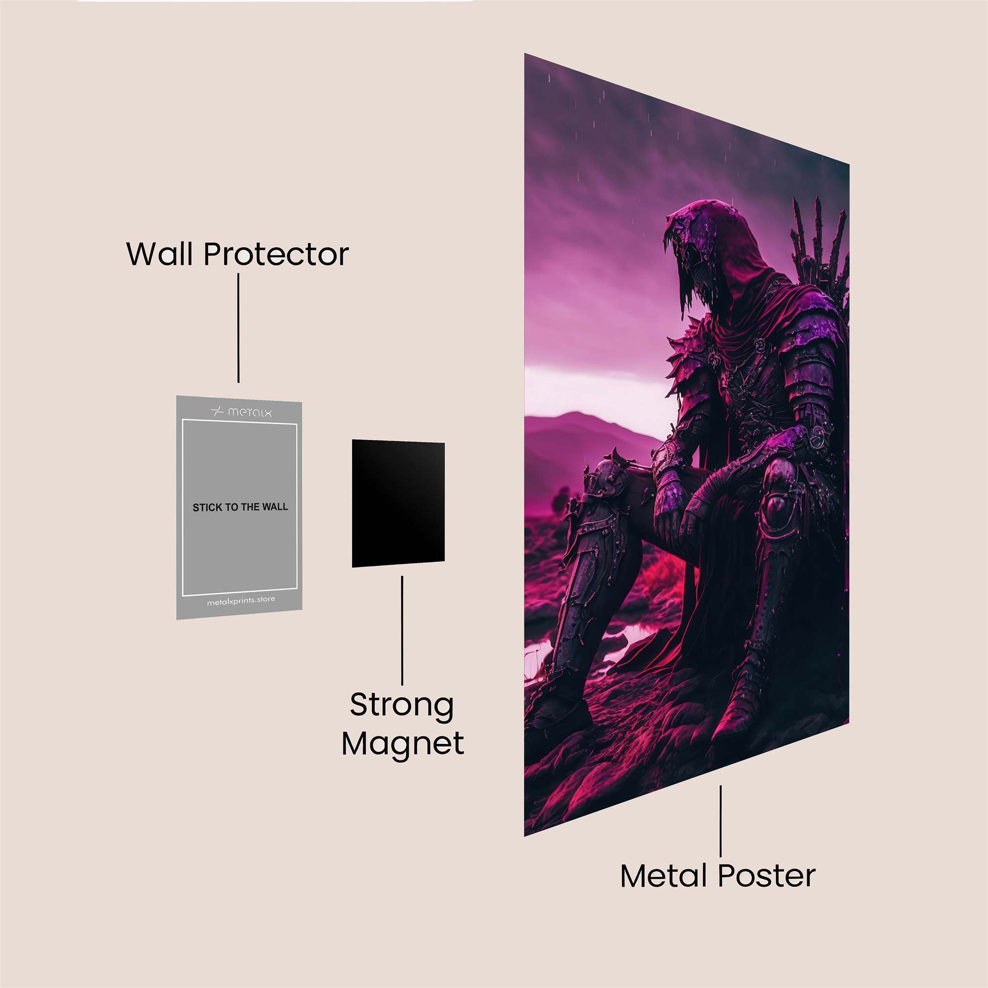 Knight Despair Safe Wall Magnetic / M