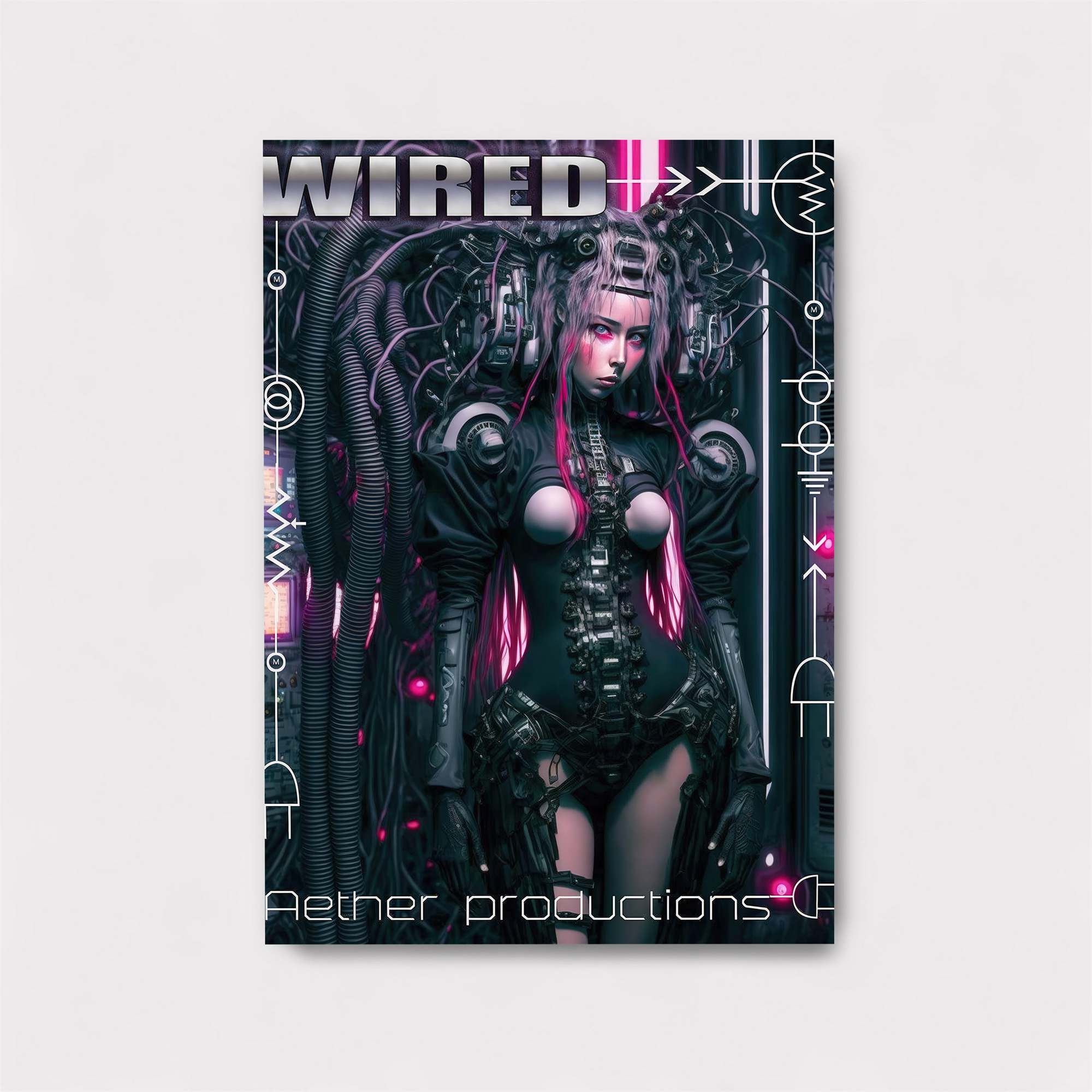 Cyber Vixen Safe Wall Magnetic / M