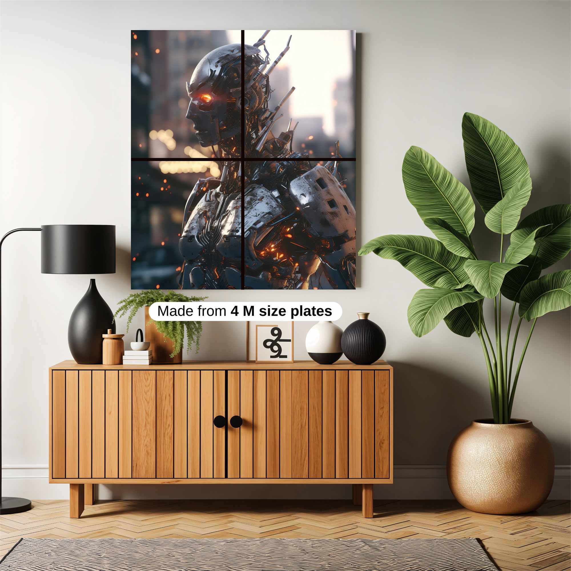 Robot Apocalypse Safe Wall Magnetic / M