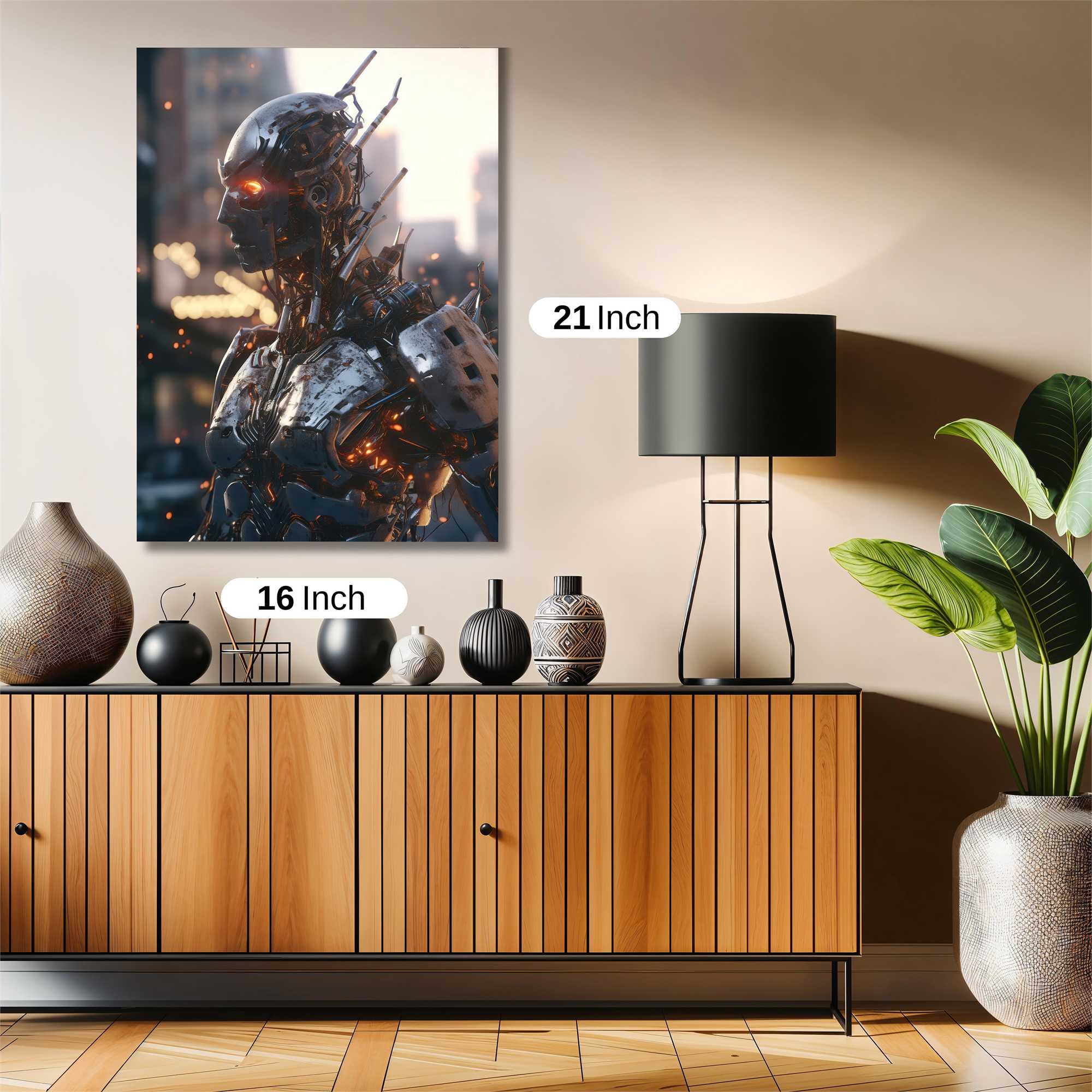 Robot Apocalypse Safe Wall Magnetic / M