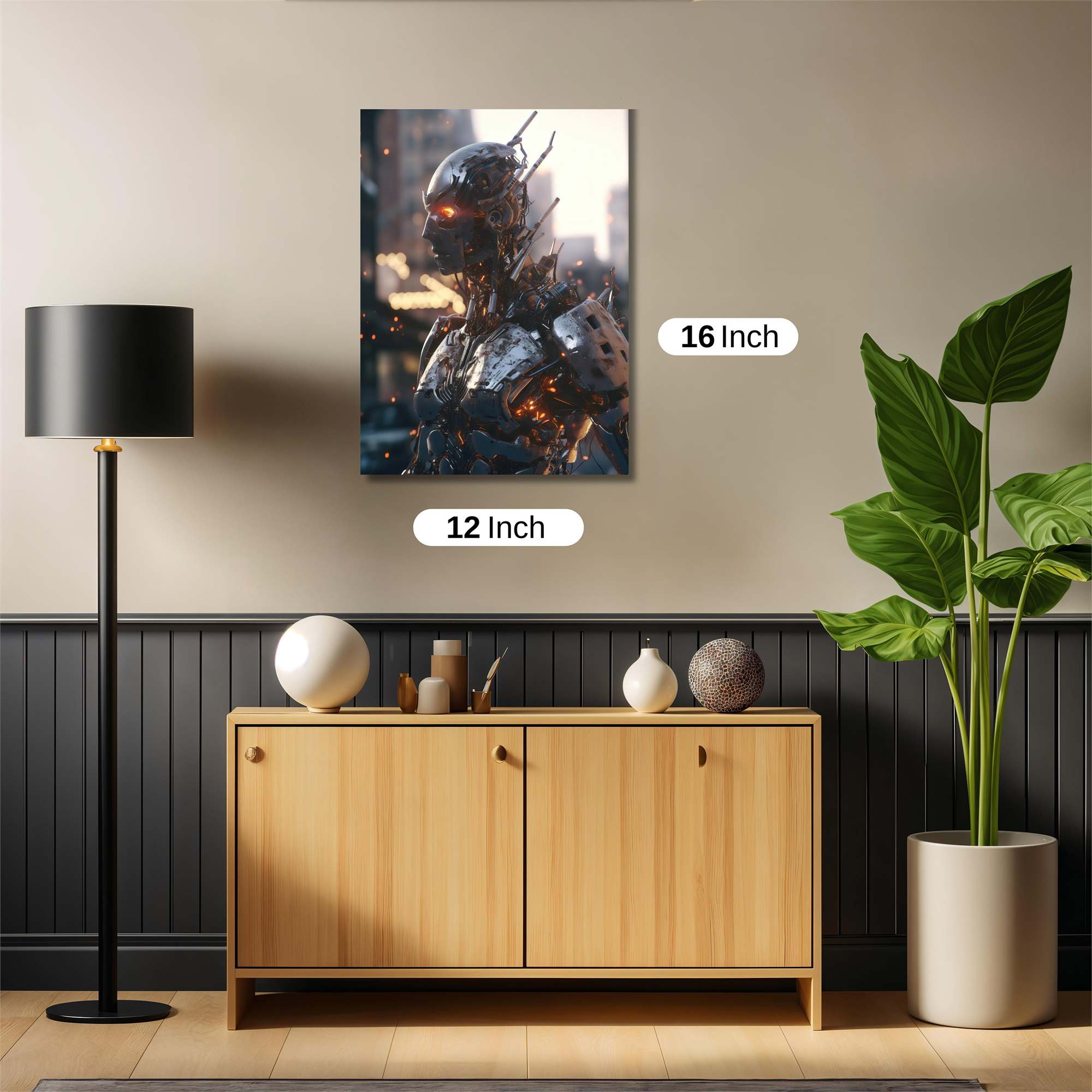 Robot Apocalypse Safe Wall Magnetic / M