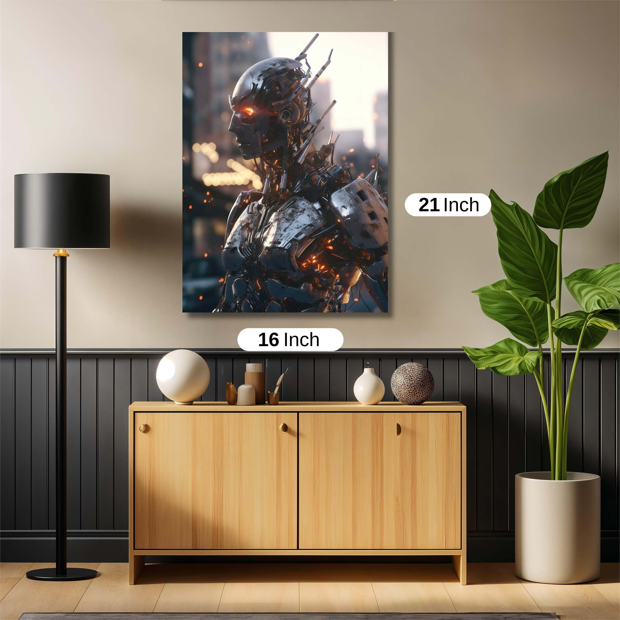 Robot Apocalypse Safe Wall Magnetic / M