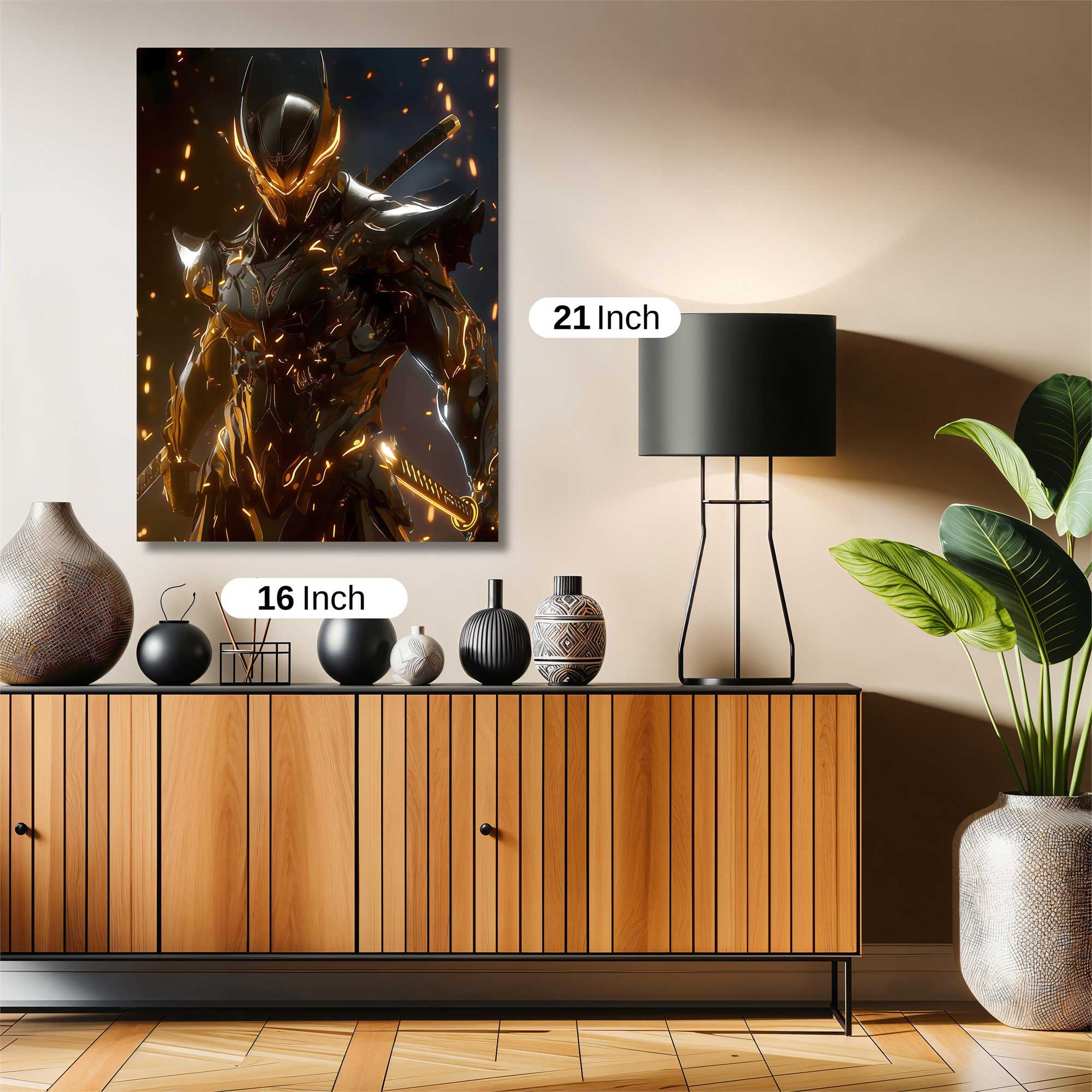 Genji Fiery Safe Wall Magnetic / M