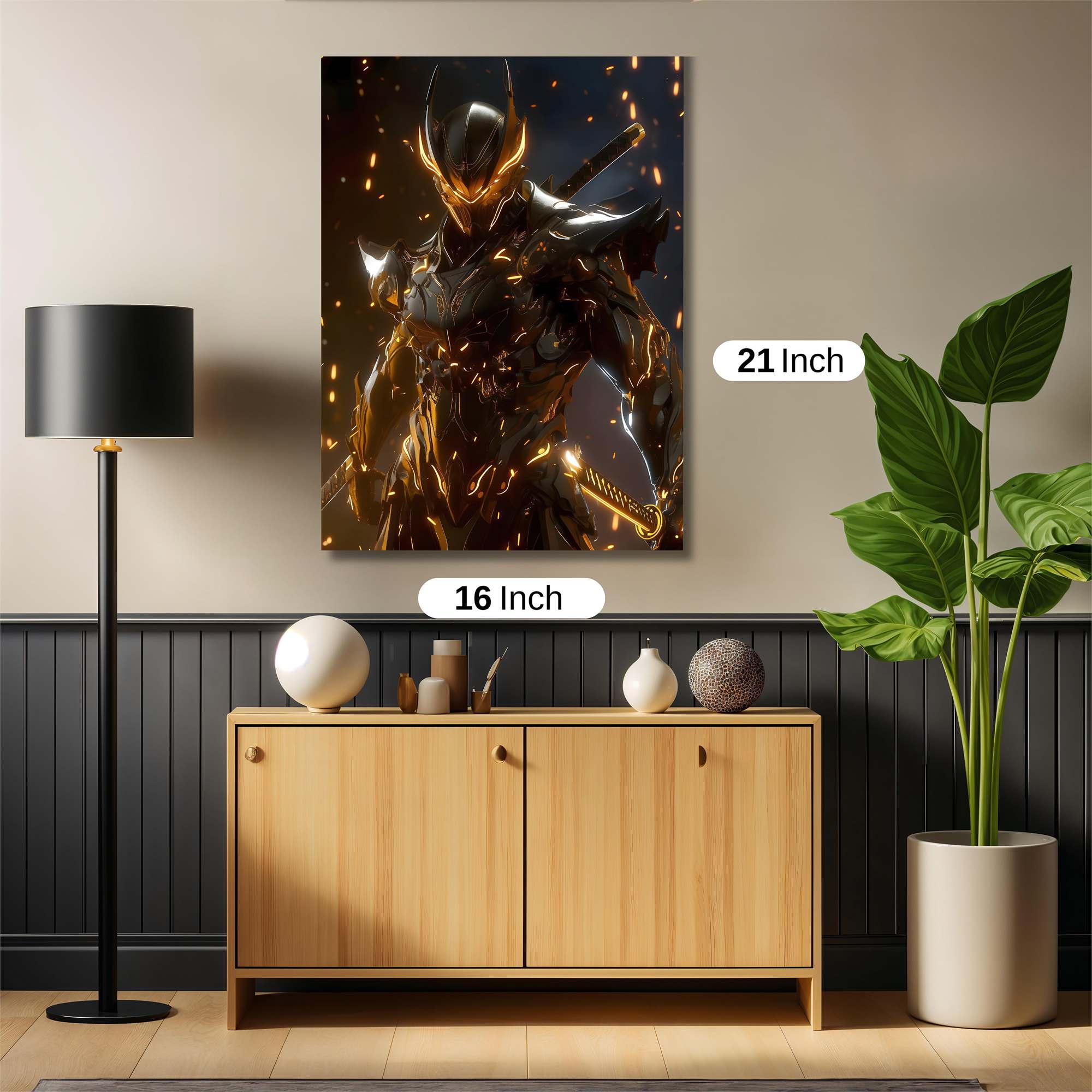 Genji Fiery Safe Wall Magnetic / M