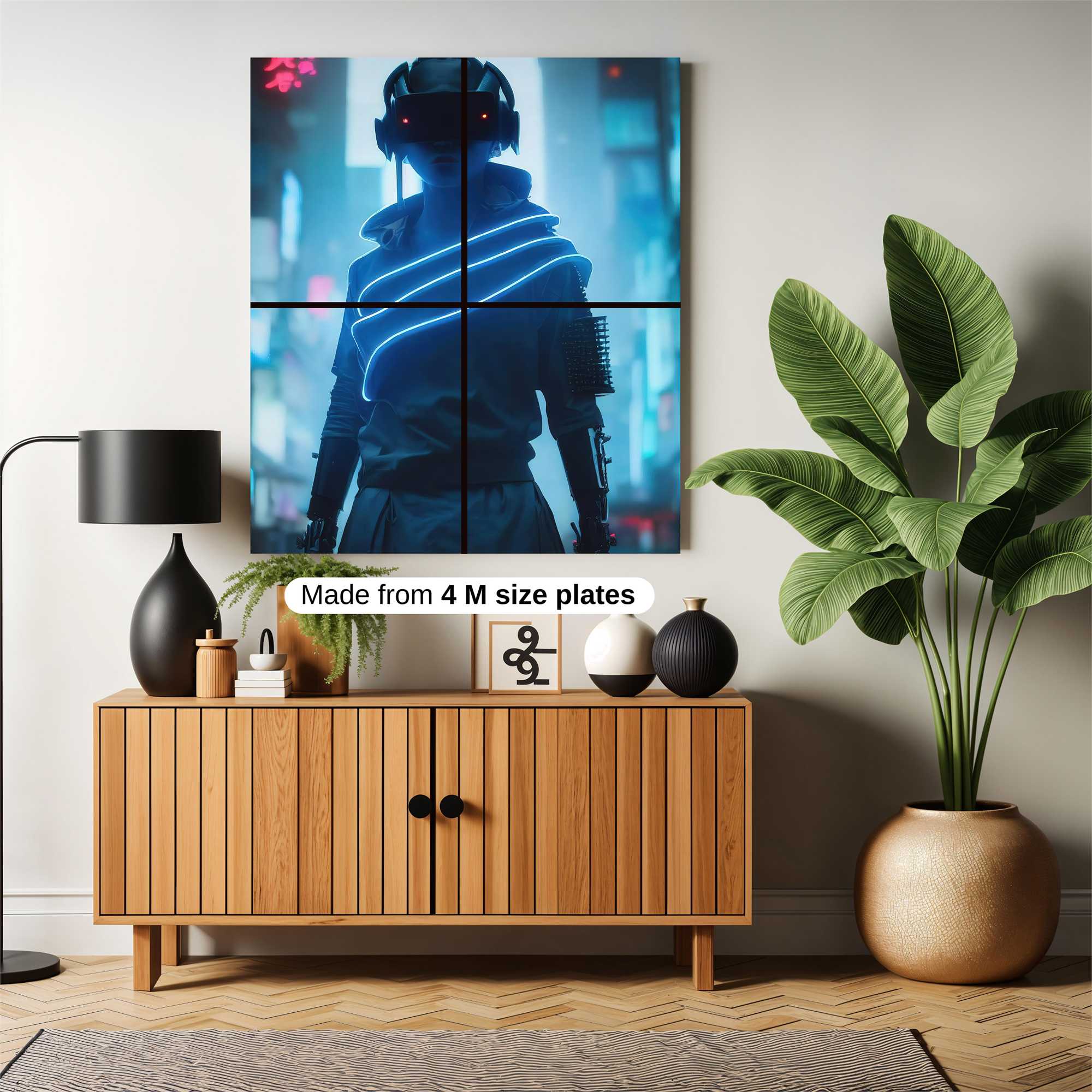 Cyberpunk Glow Safe Wall Magnetic / M