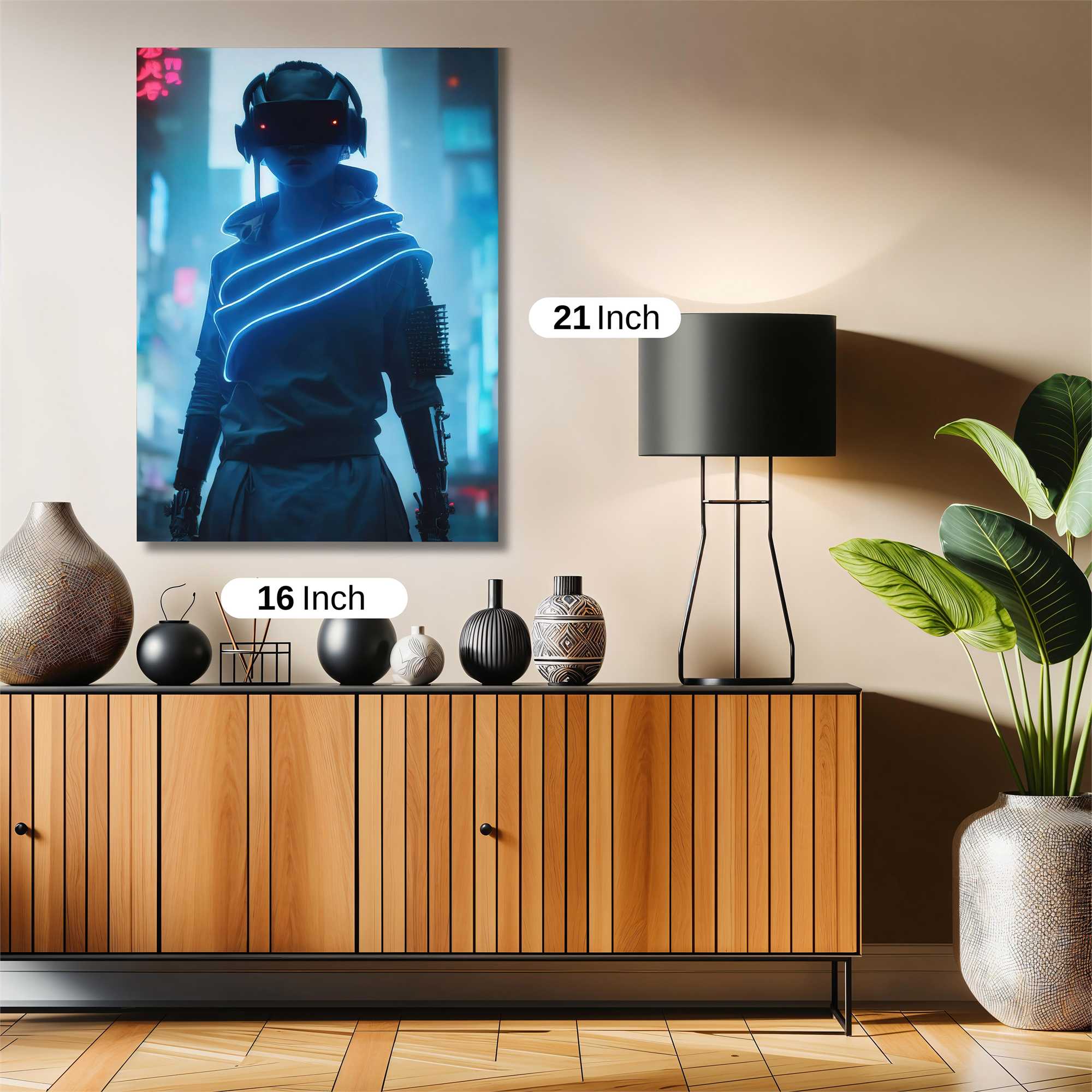 Cyberpunk Glow Safe Wall Magnetic / M