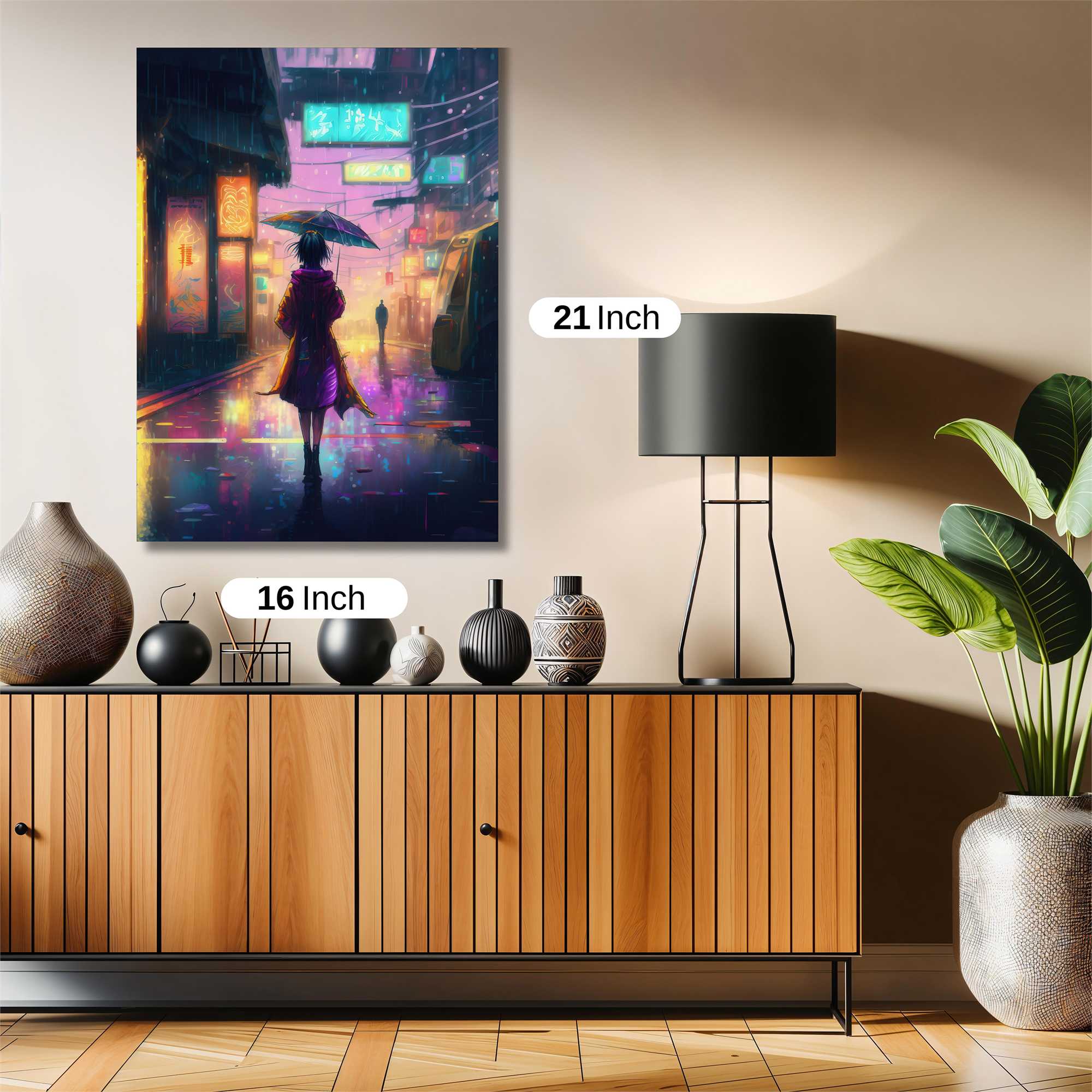 Neon Solitude Safe Wall Magnetic / M