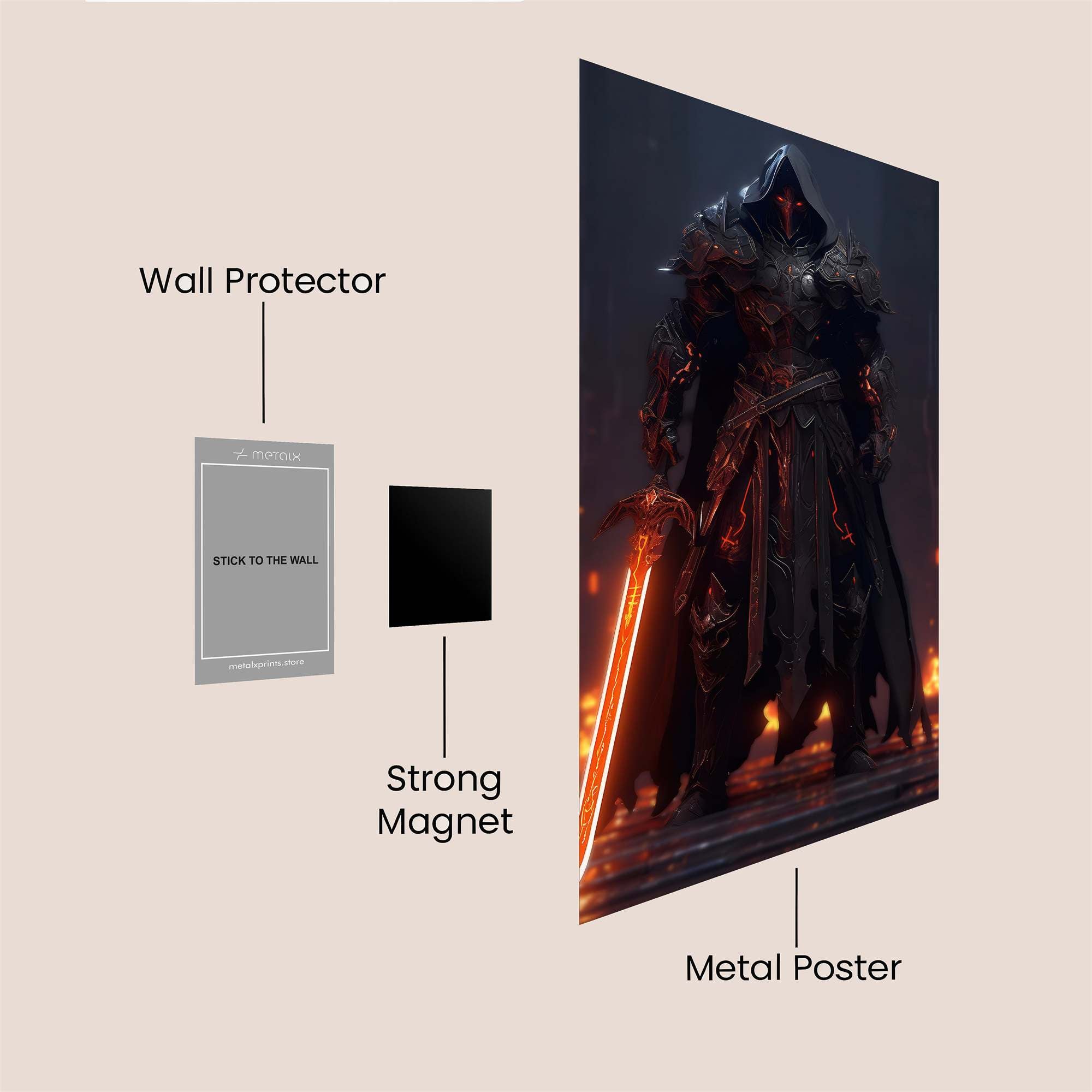 Knight Enigma Safe Wall Magnetic / M