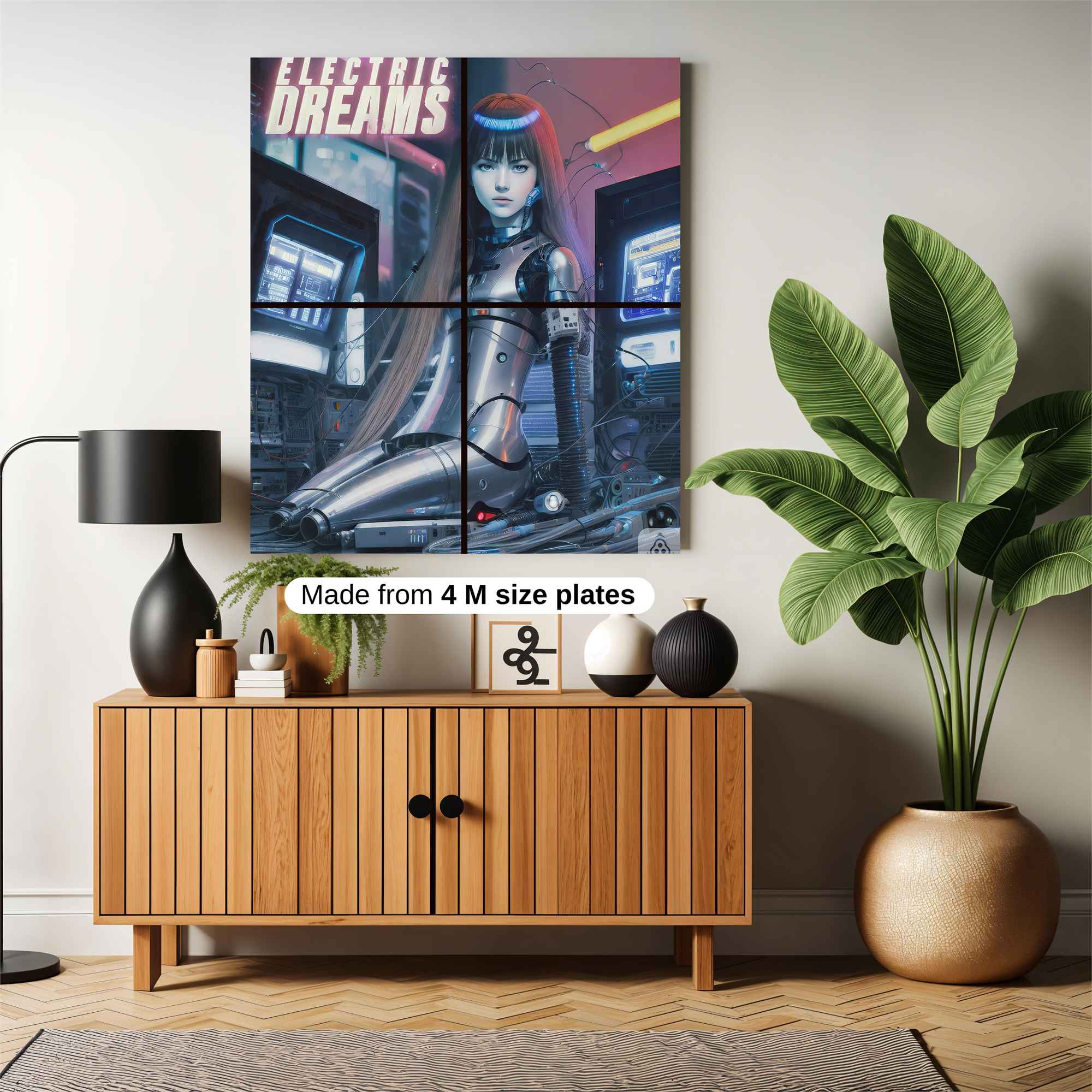 Cyber Serenity Safe Wall Magnetic / M