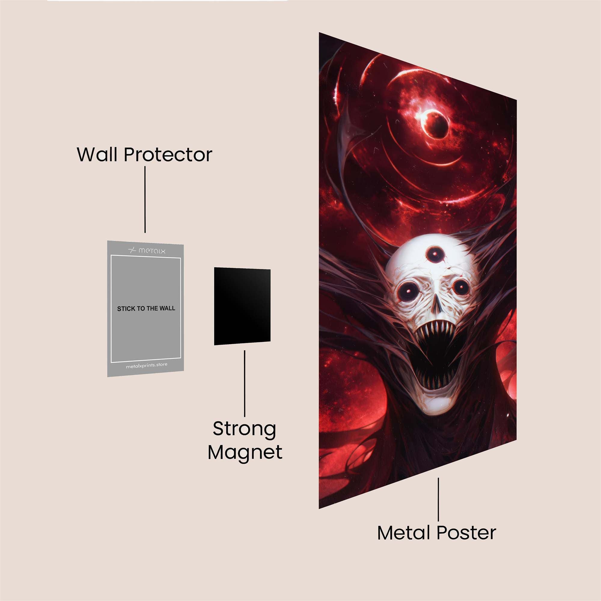 Eclipse Horror Safe Wall Magnetic / M