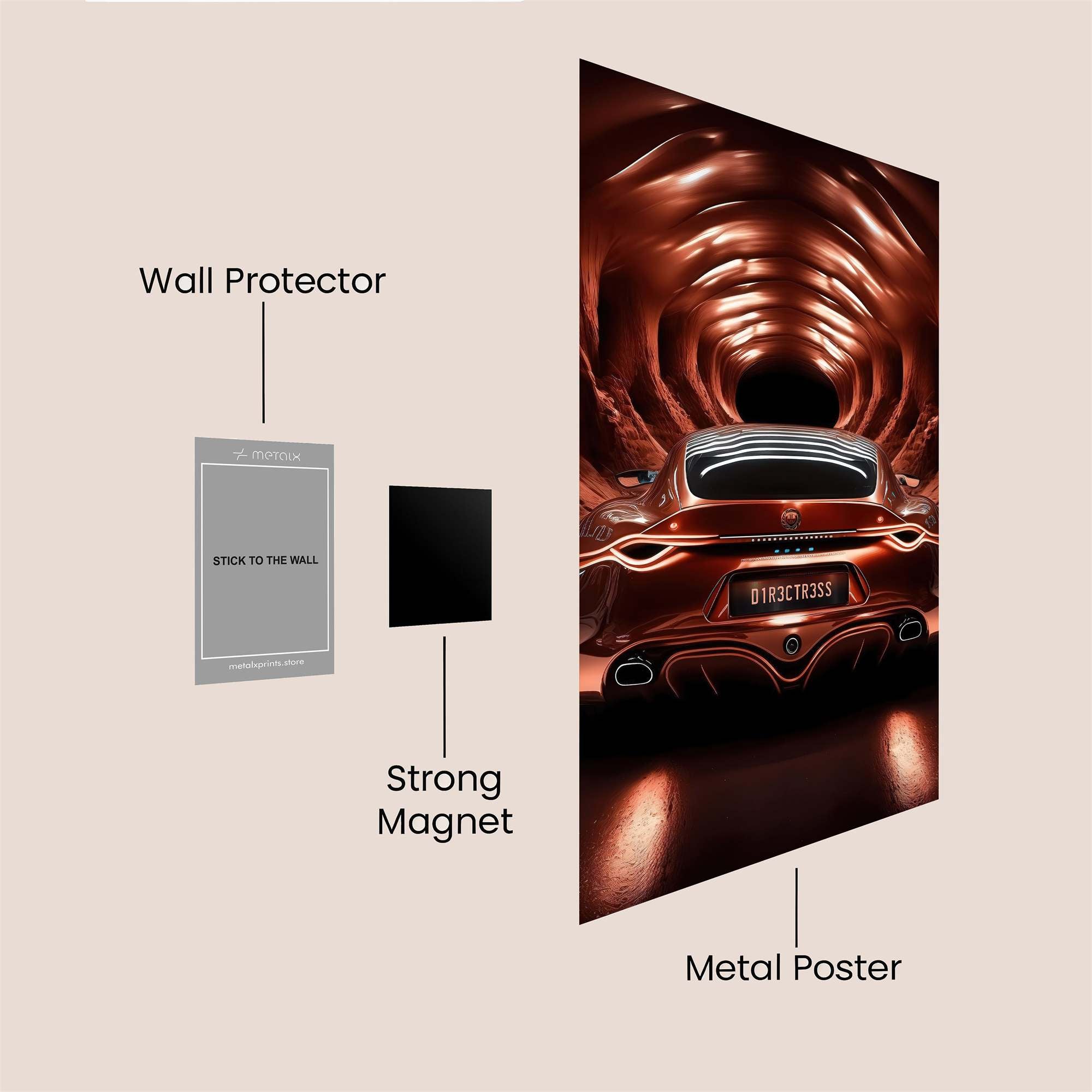 Lykan Fury Safe Wall Magnetic / M