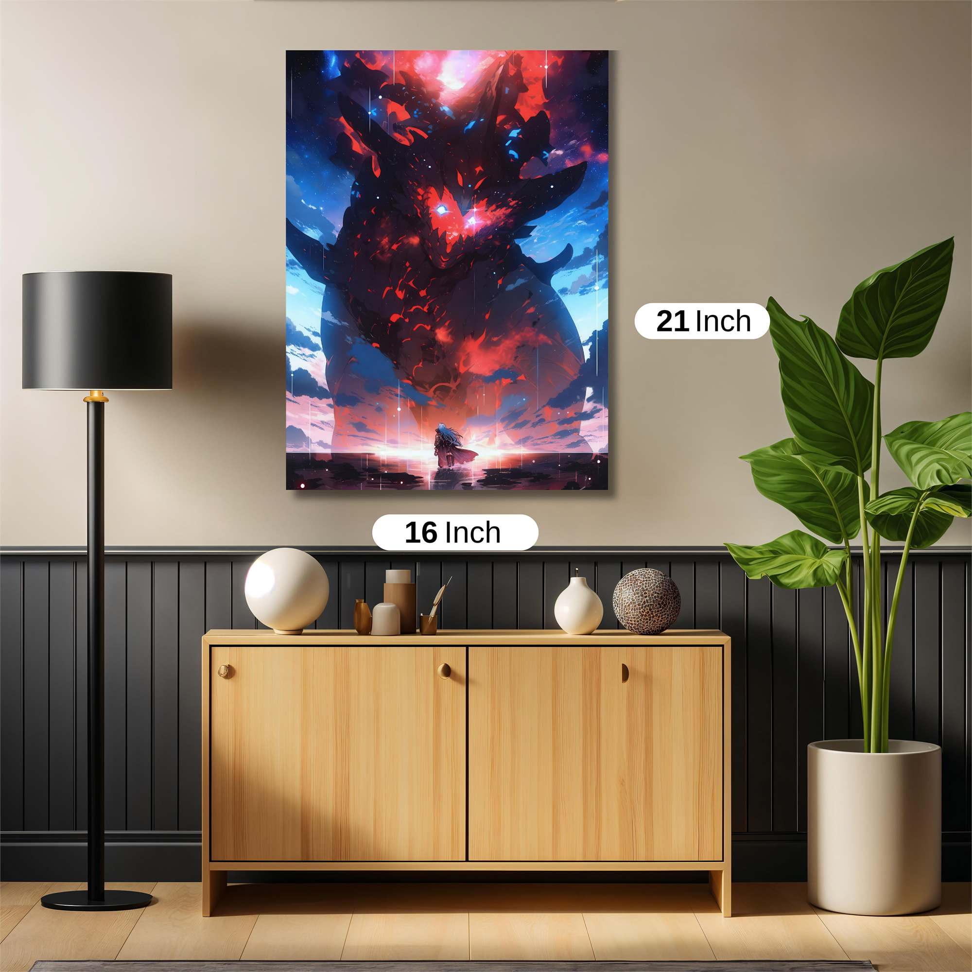 Monster Menace Safe Wall Magnetic / M