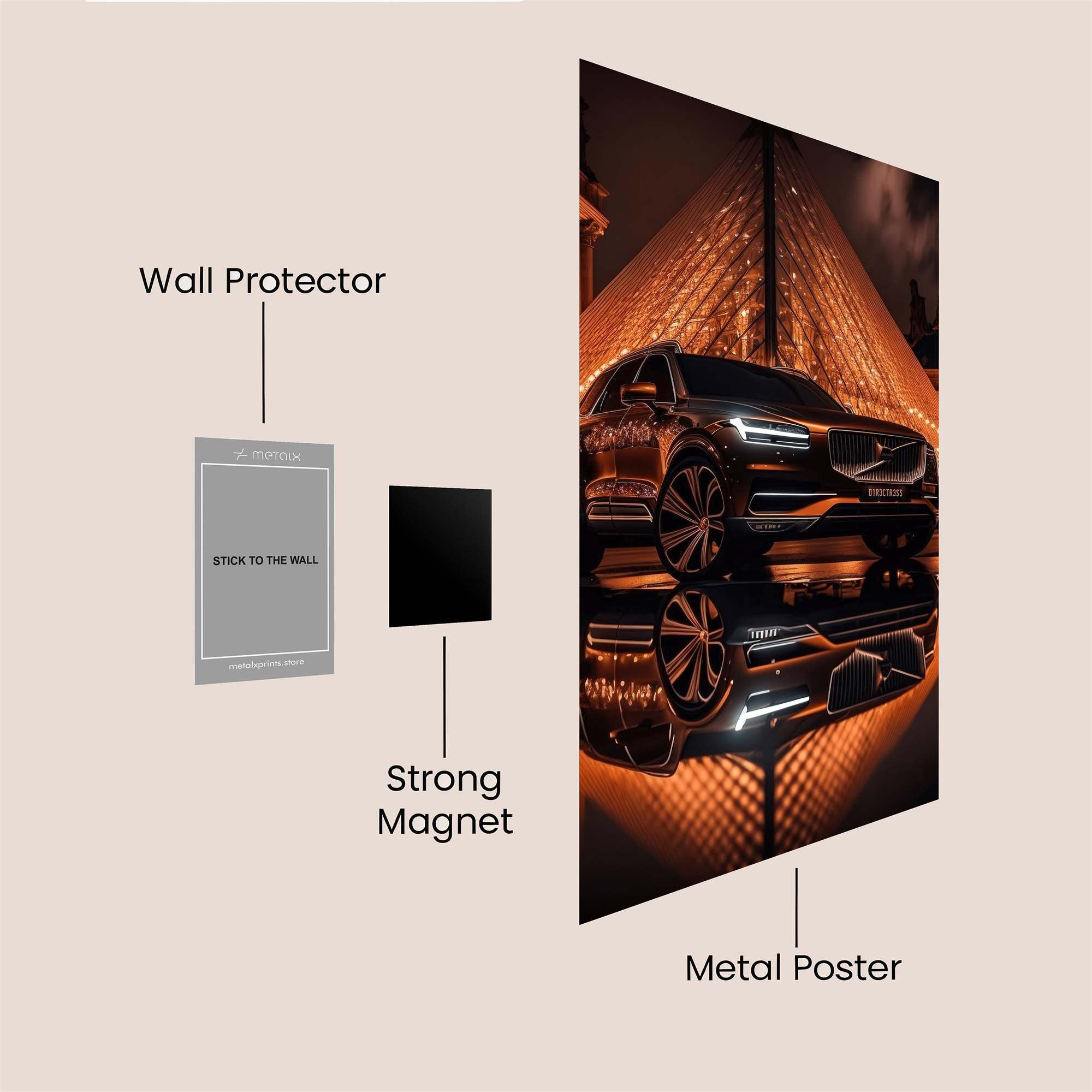 Volvo Enigma Safe Wall Magnetic / M