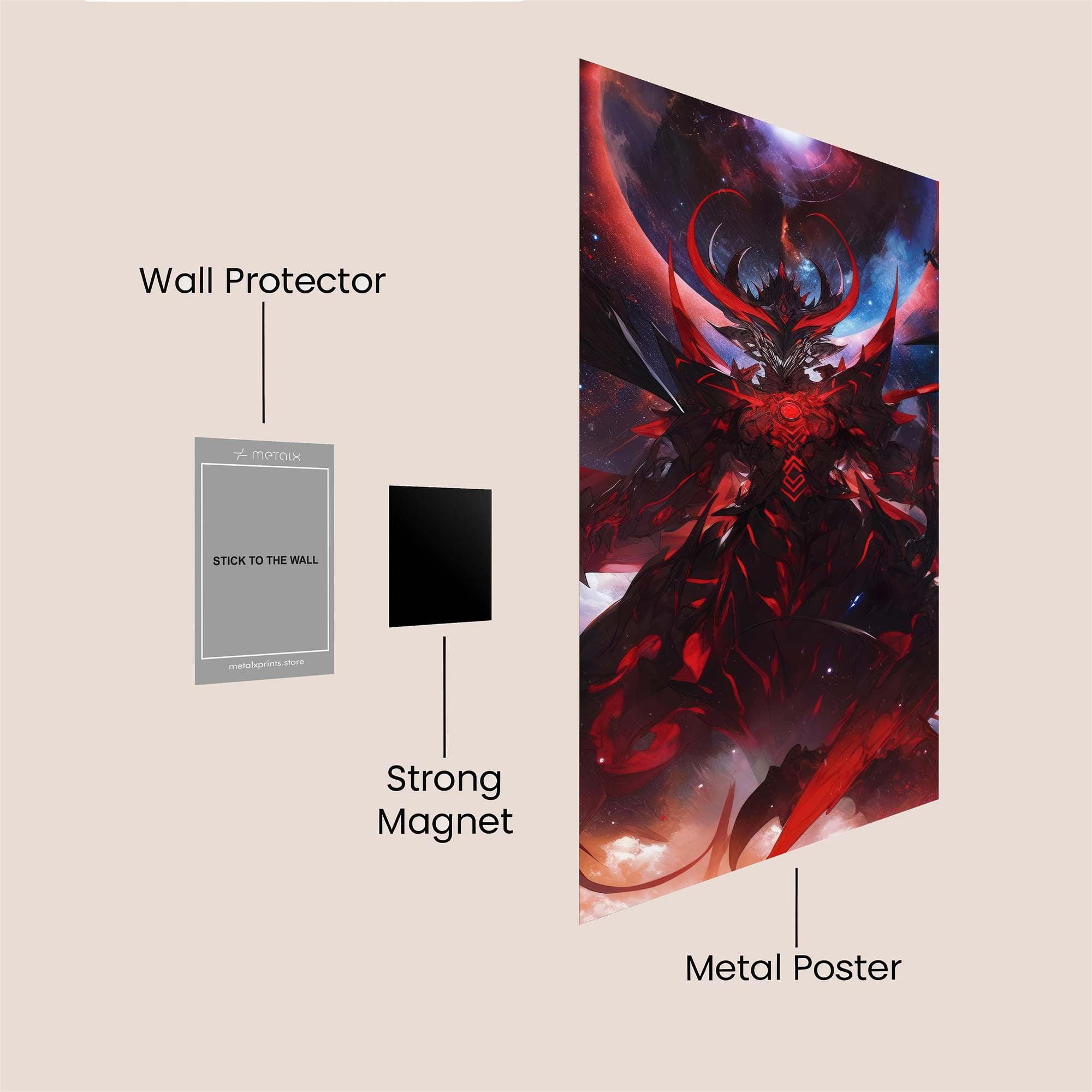 Demon Majesty Safe Wall Magnetic / M