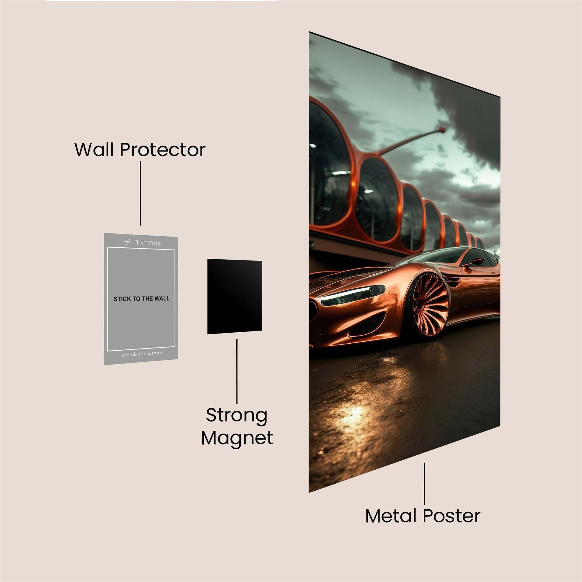 Masarti Menace Safe Wall Magnetic / M