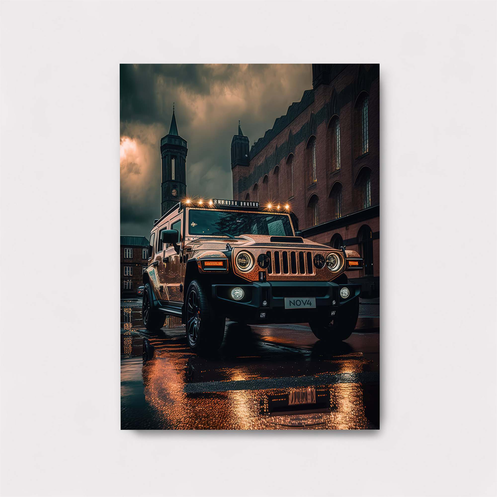 Jeep Gloom Safe Wall Magnetic / M