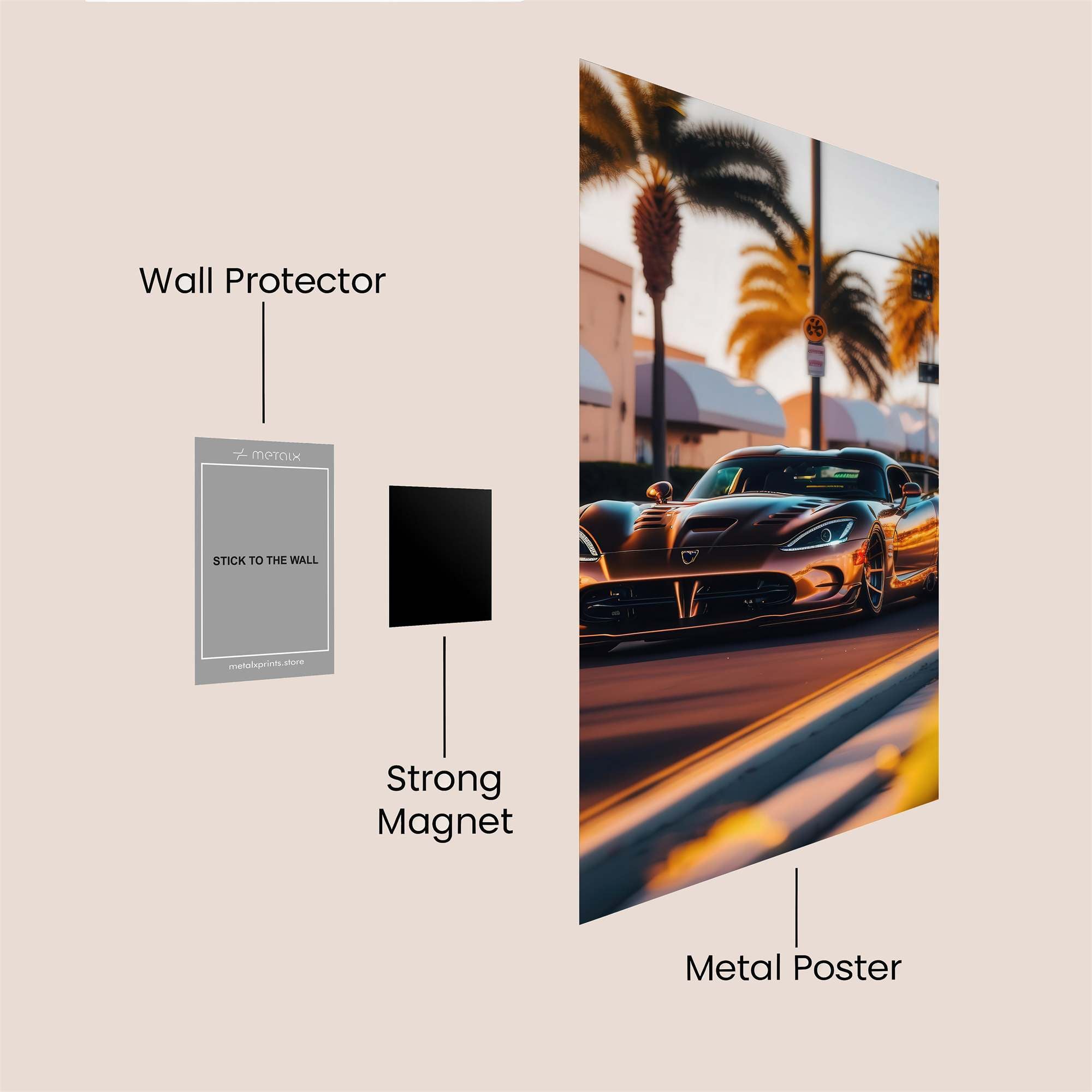 Viper Velocity Safe Wall Magnetic / M