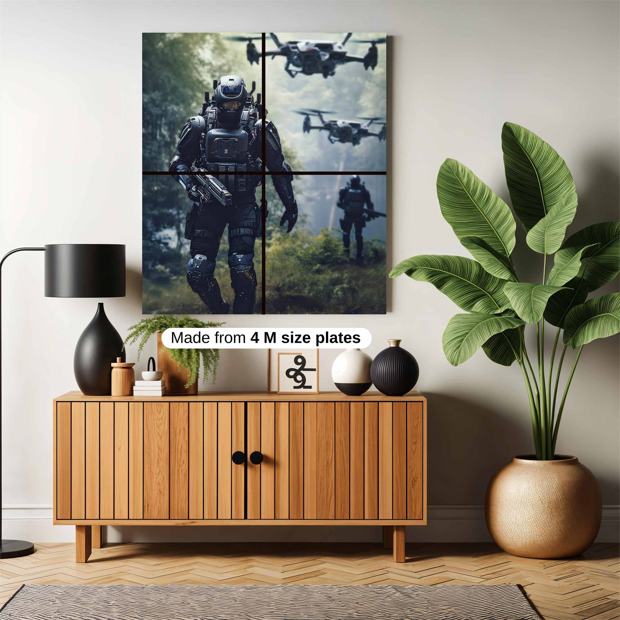 Drone Stealth Safe Wall Magnetic / M