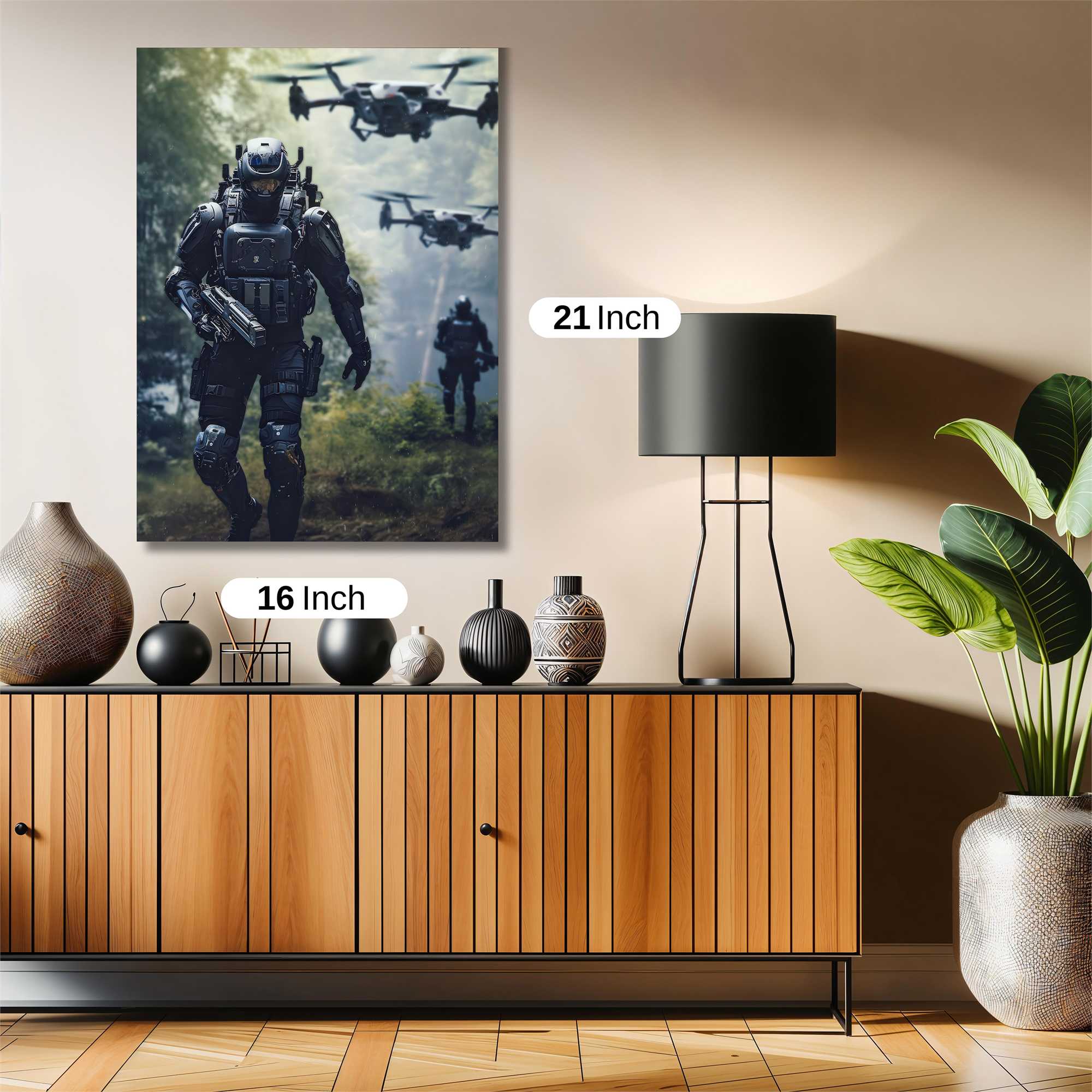 Drone Stealth Safe Wall Magnetic / M