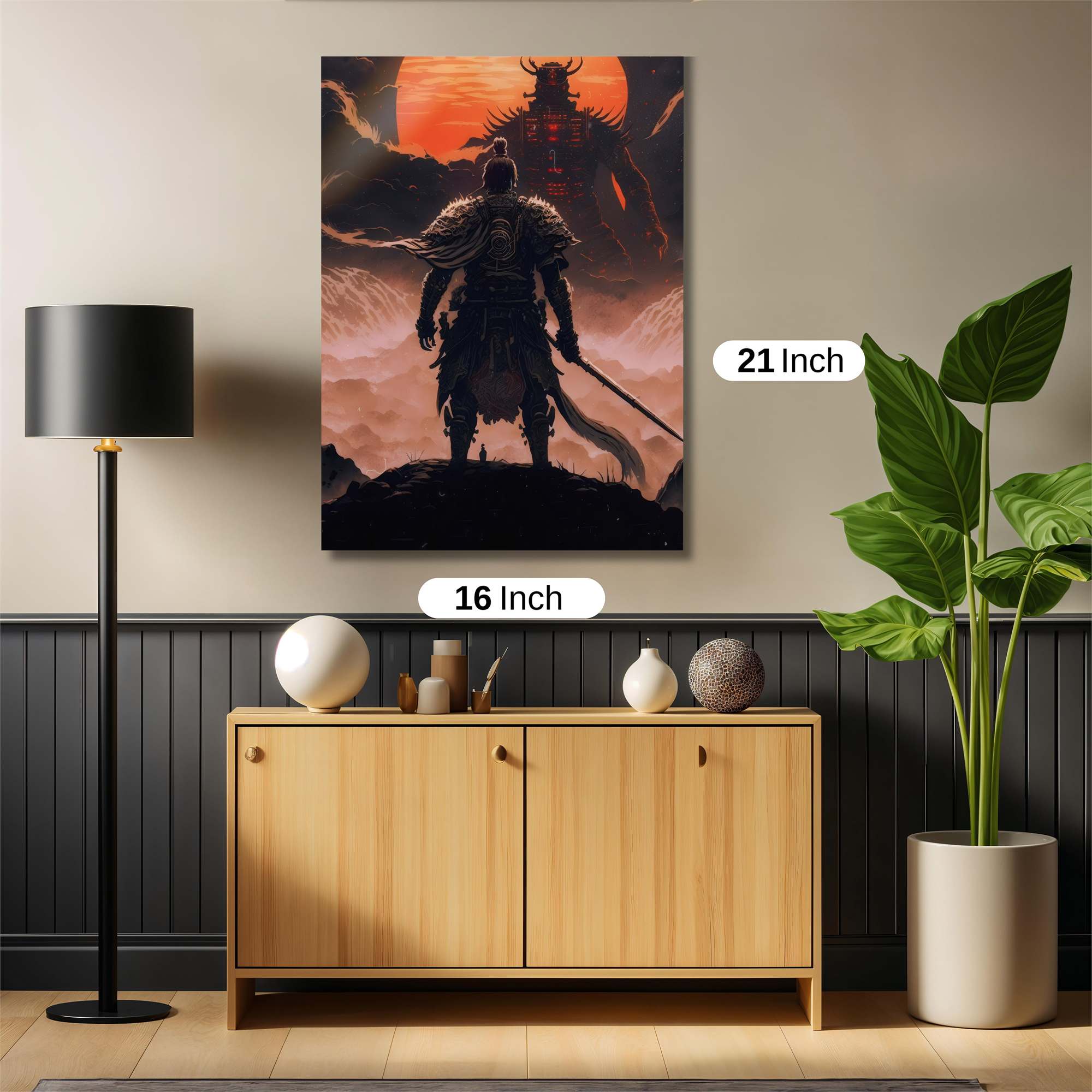 Samurai Eclipse Safe Wall Magnetic / M