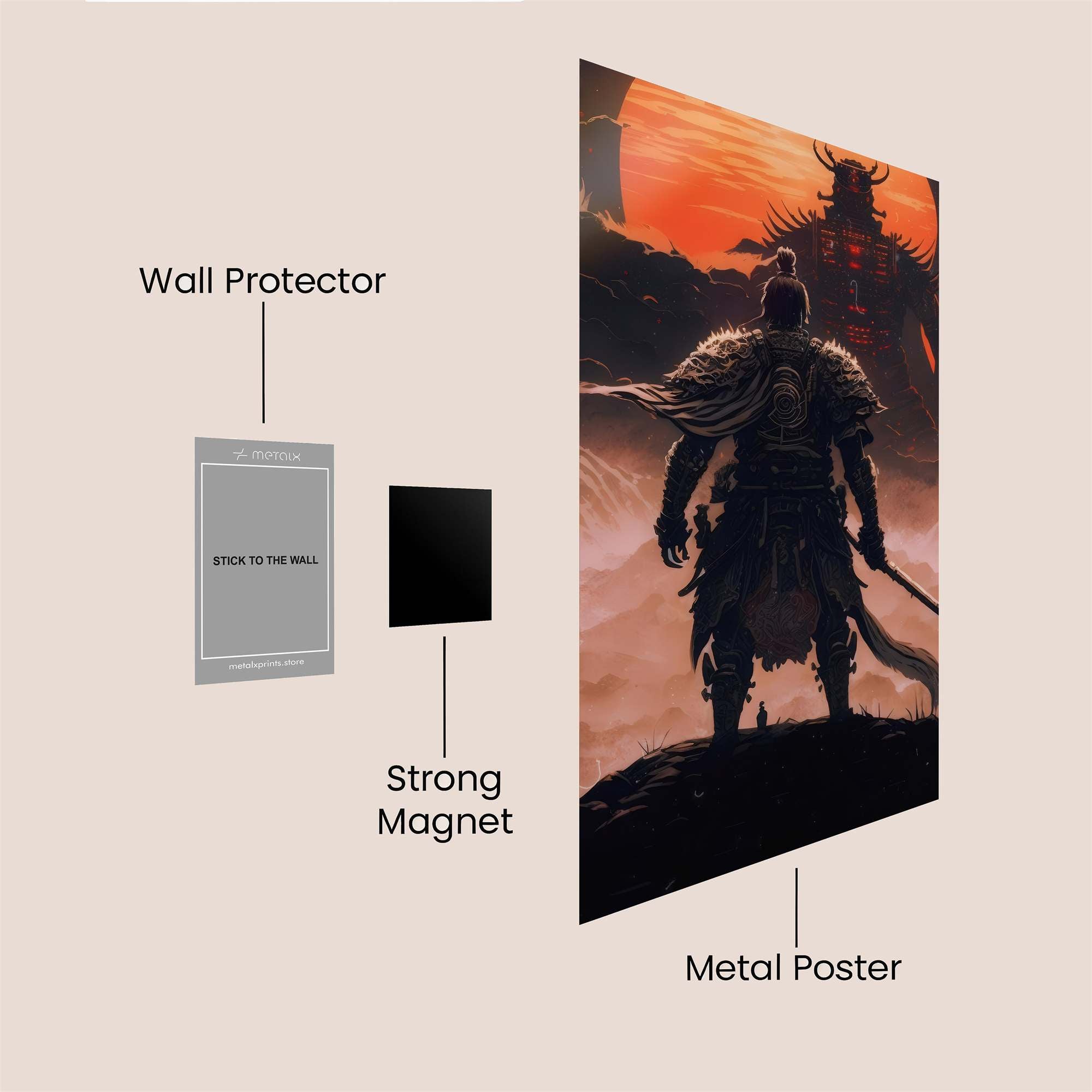 Samurai Eclipse Safe Wall Magnetic / M