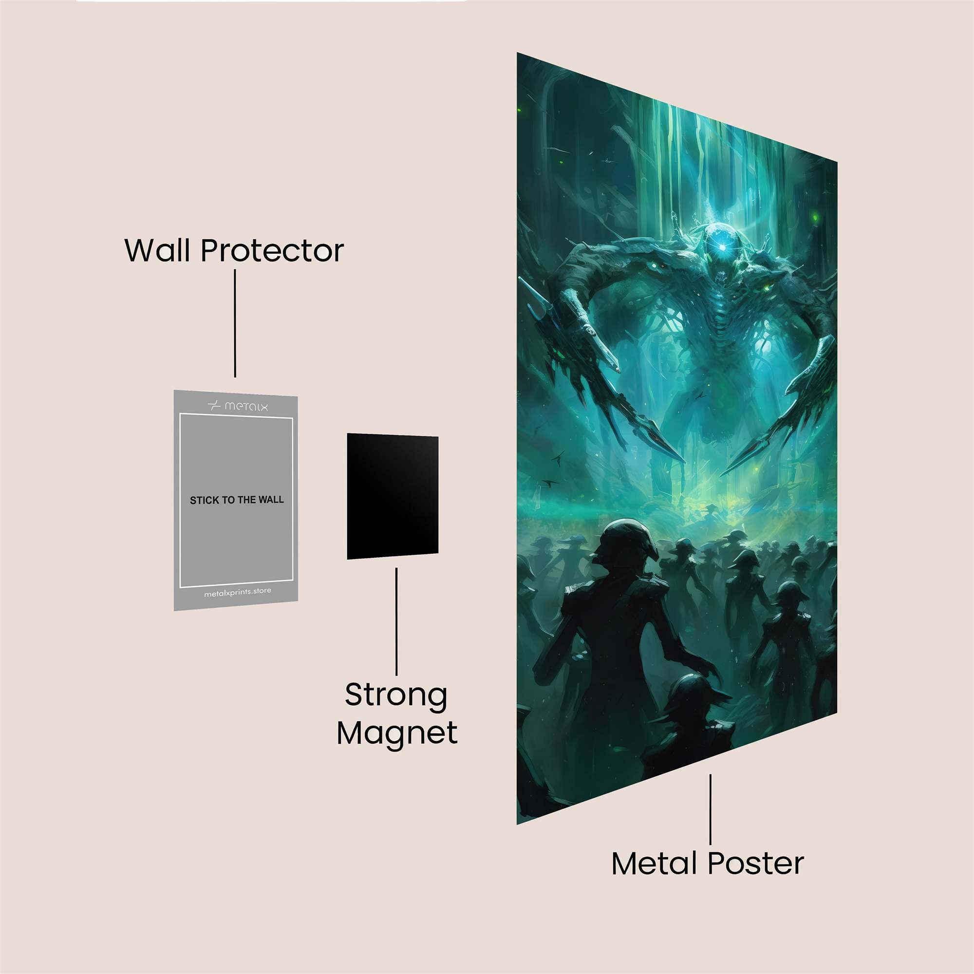Alien Majesty Safe Wall Magnetic / M
