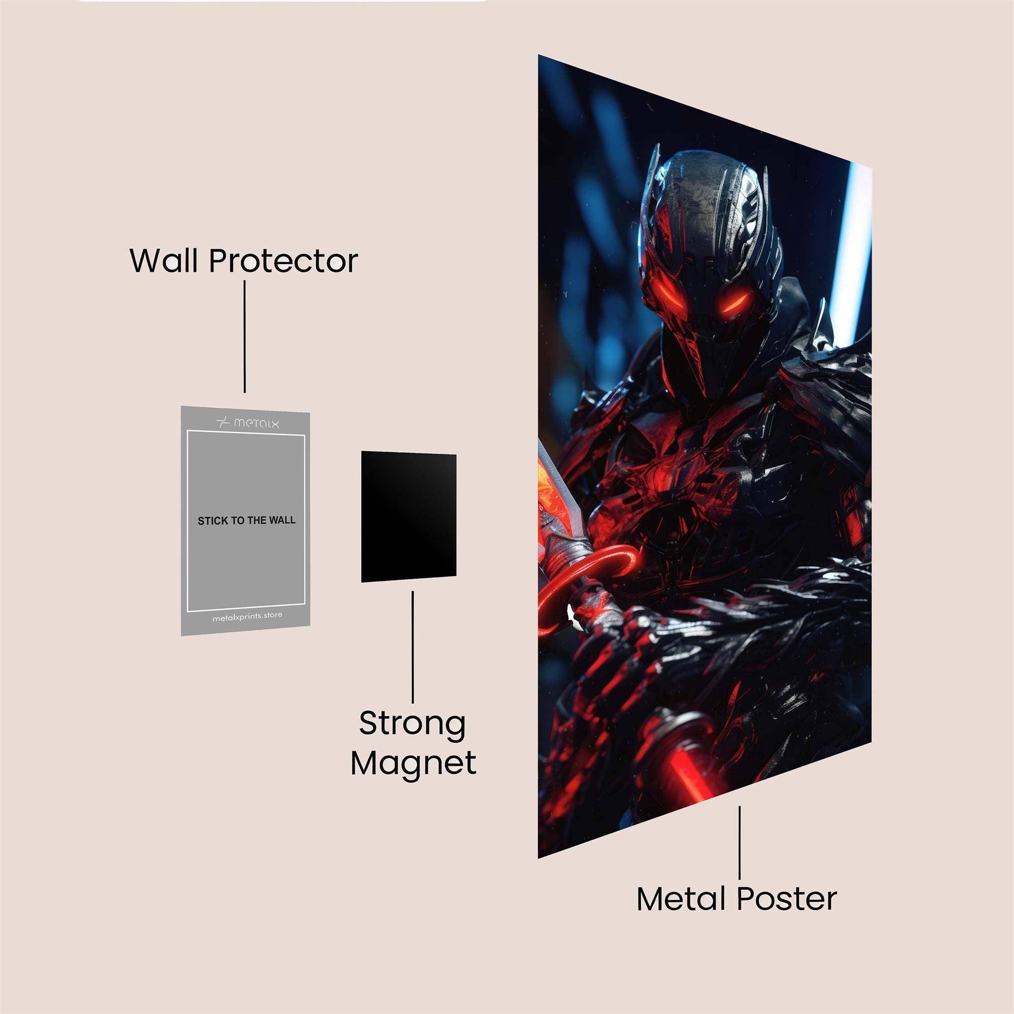 Spawn Sinister Safe Wall Magnetic / M