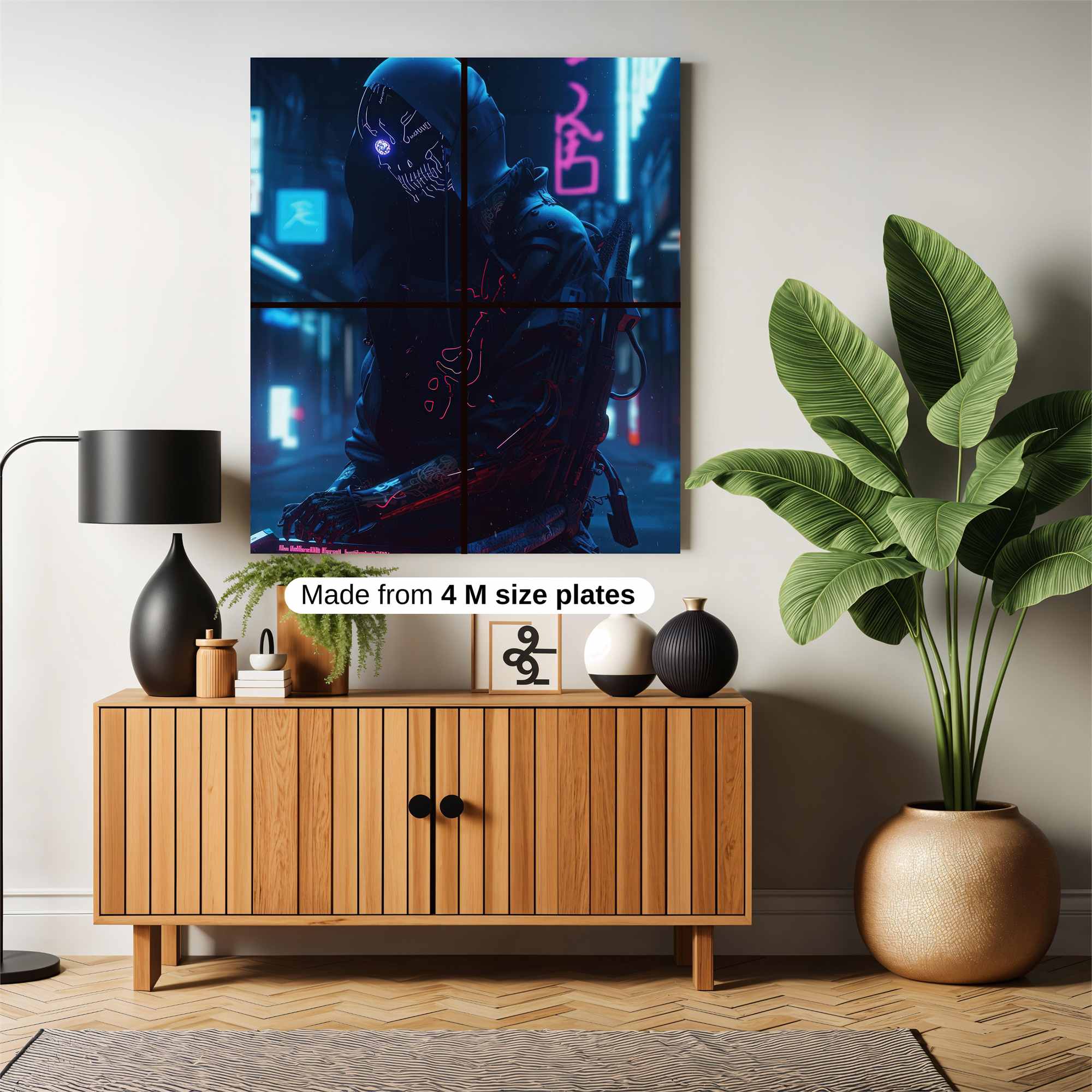 Cyberpunk Melancholy Safe Wall Magnetic / M