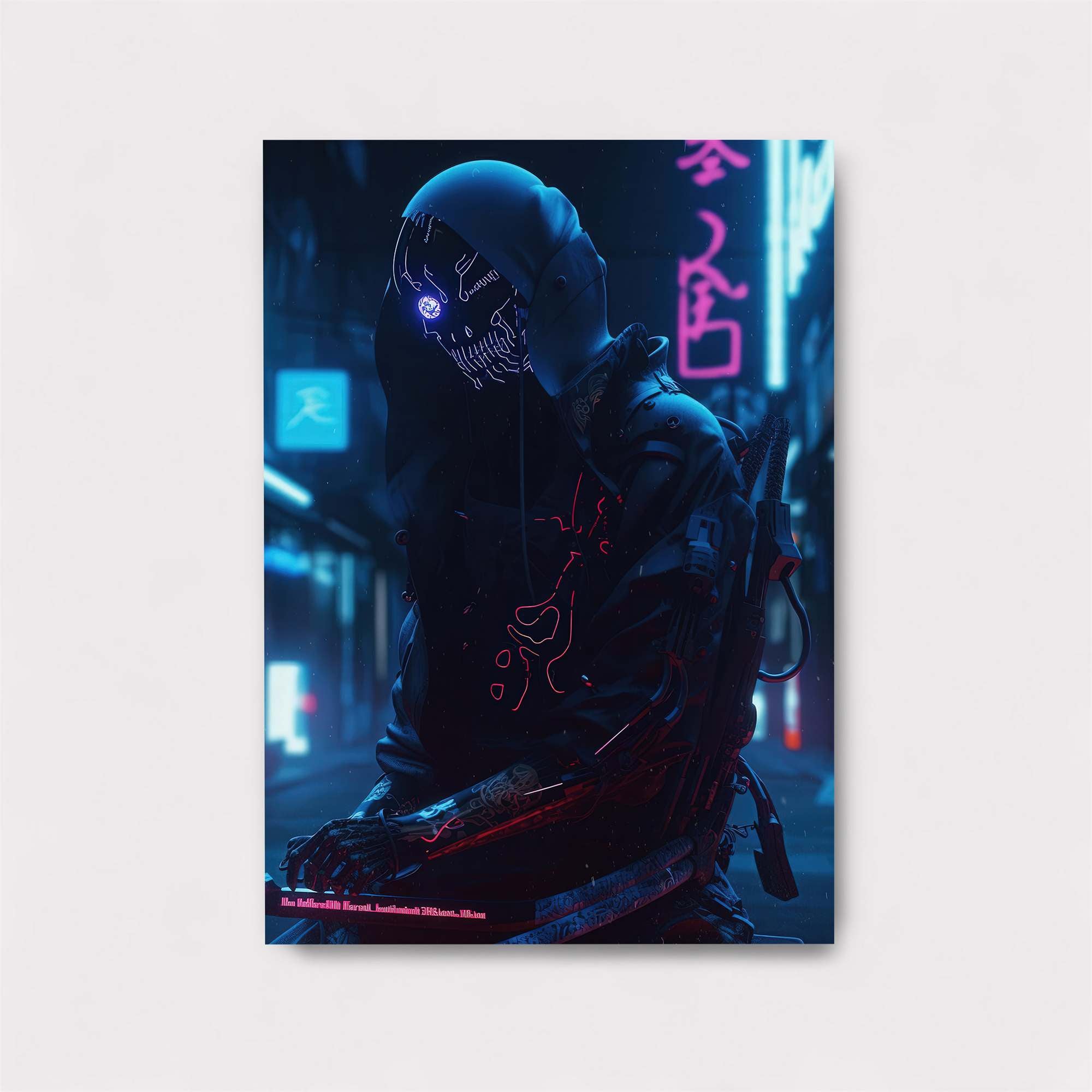 Cyberpunk Melancholy Safe Wall Magnetic / M